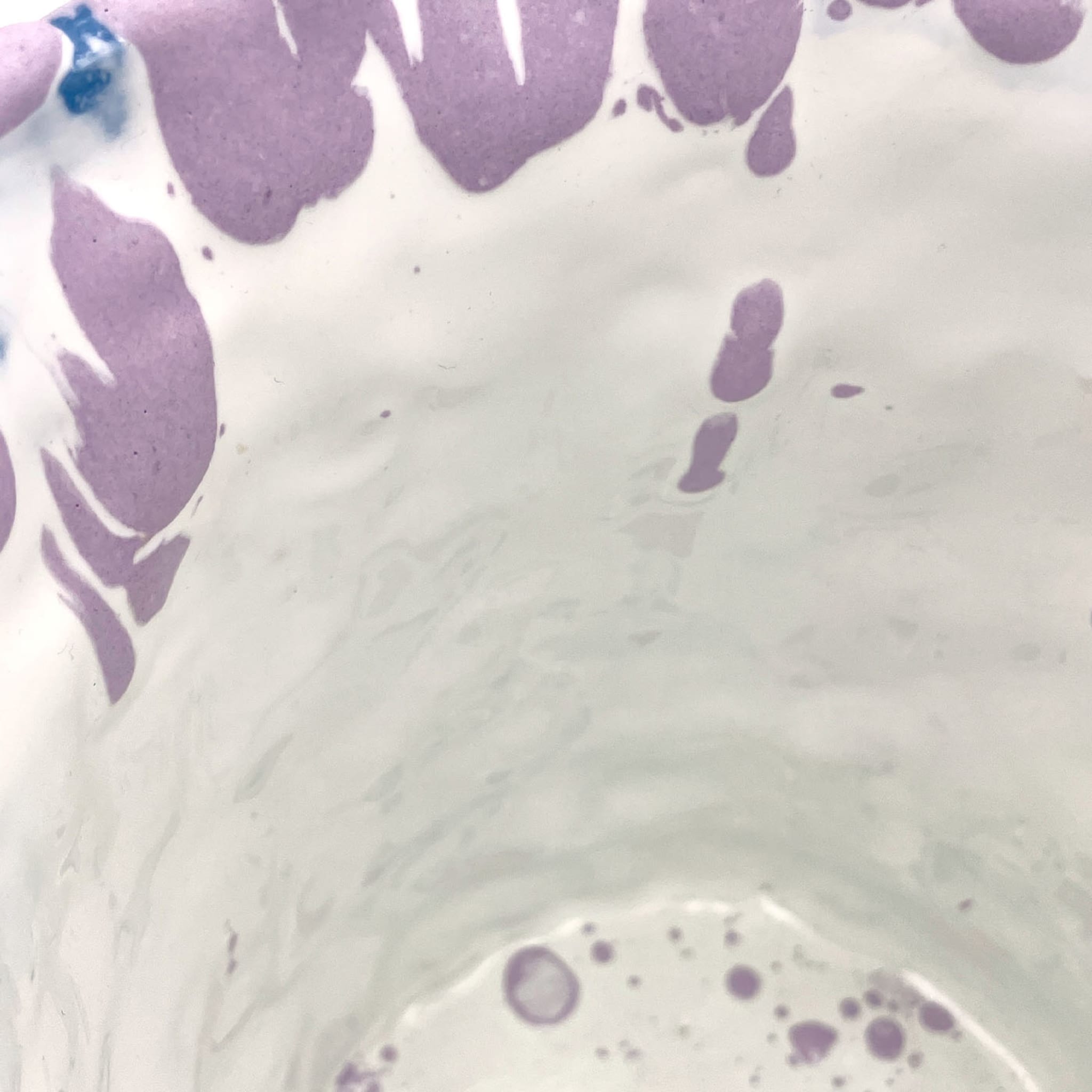 Onda Lilac Bubble & Opaque Blue Vase - Alternative view 5