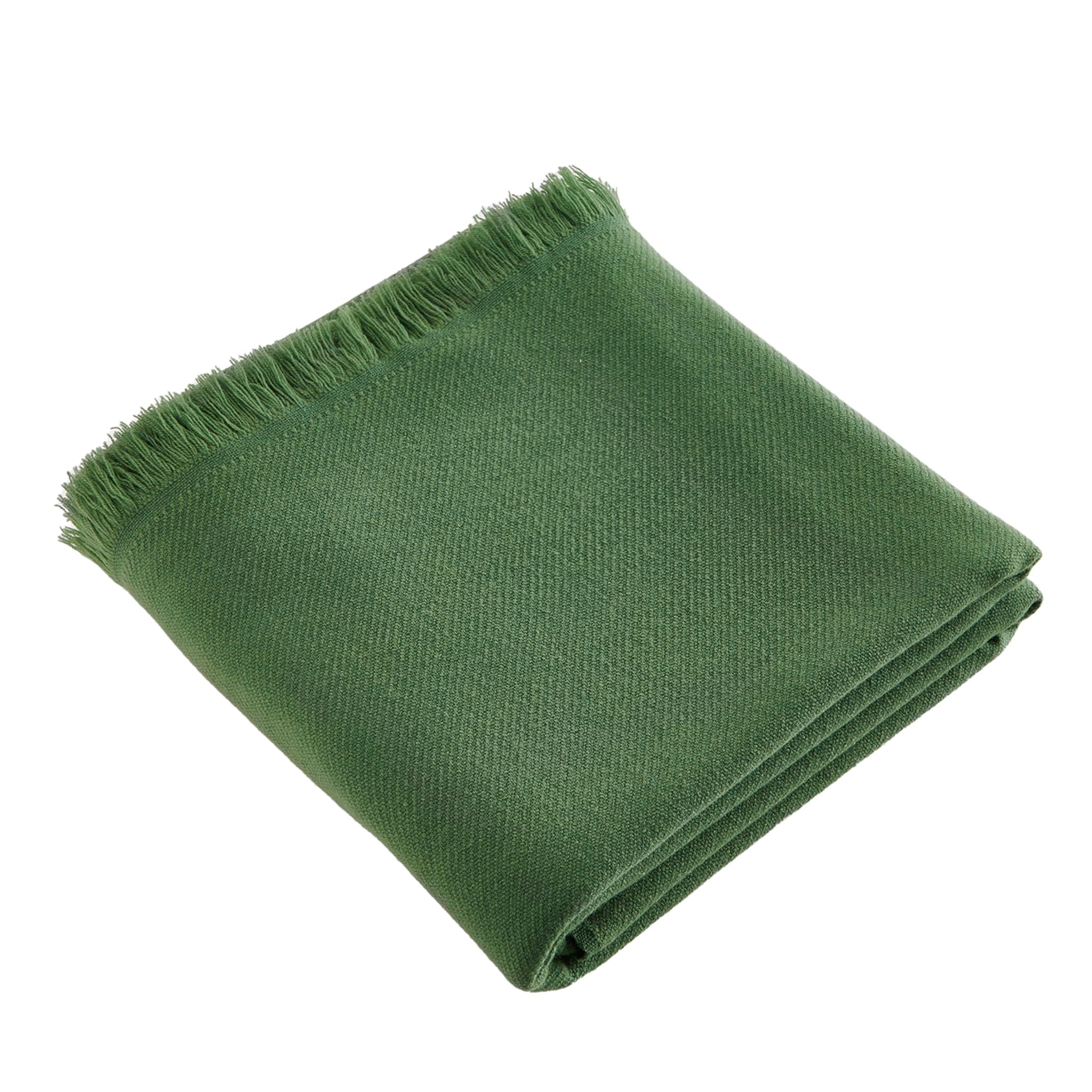 Green discount cashmere throw