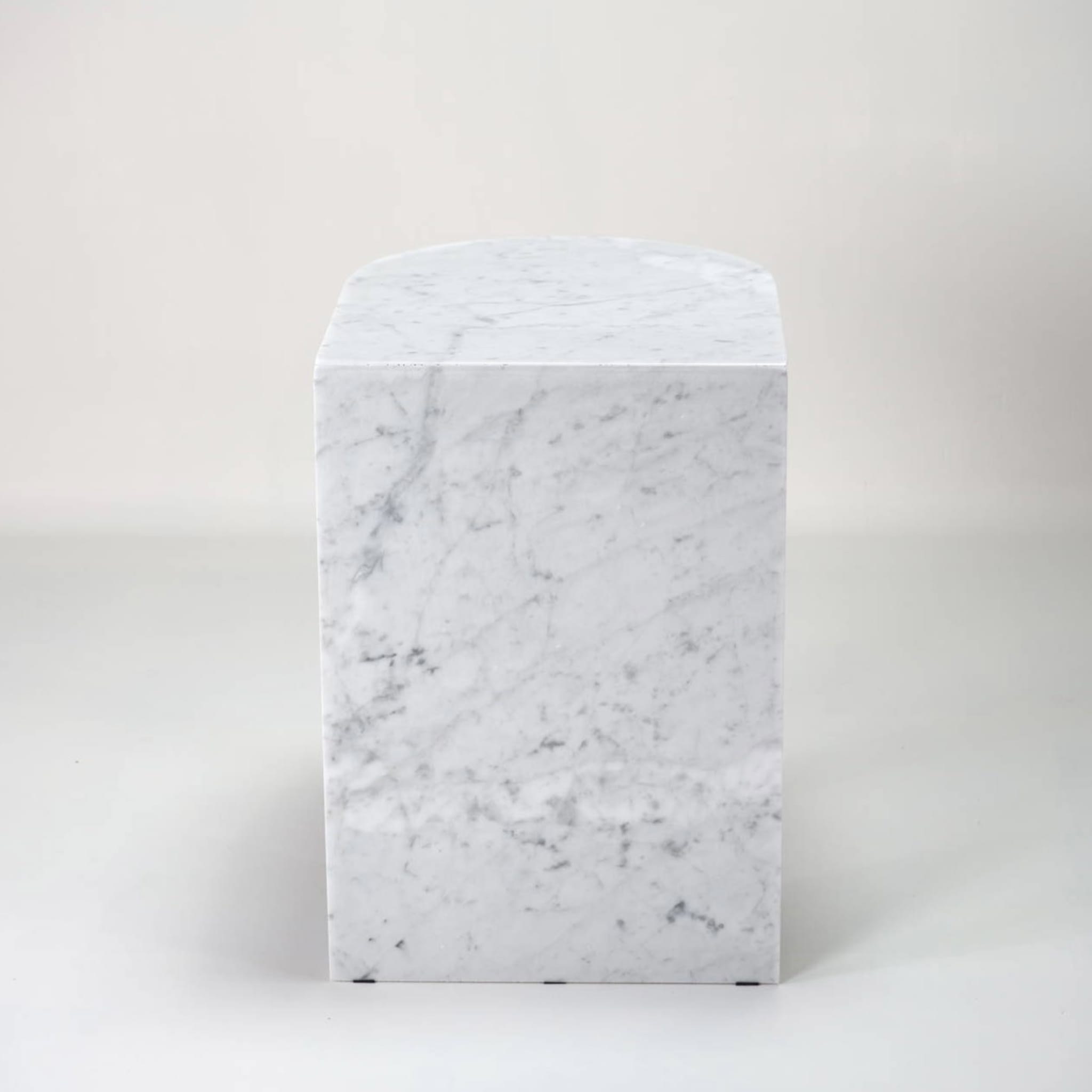 PianoForte Carrara Marble Side Table - Alternative view 4