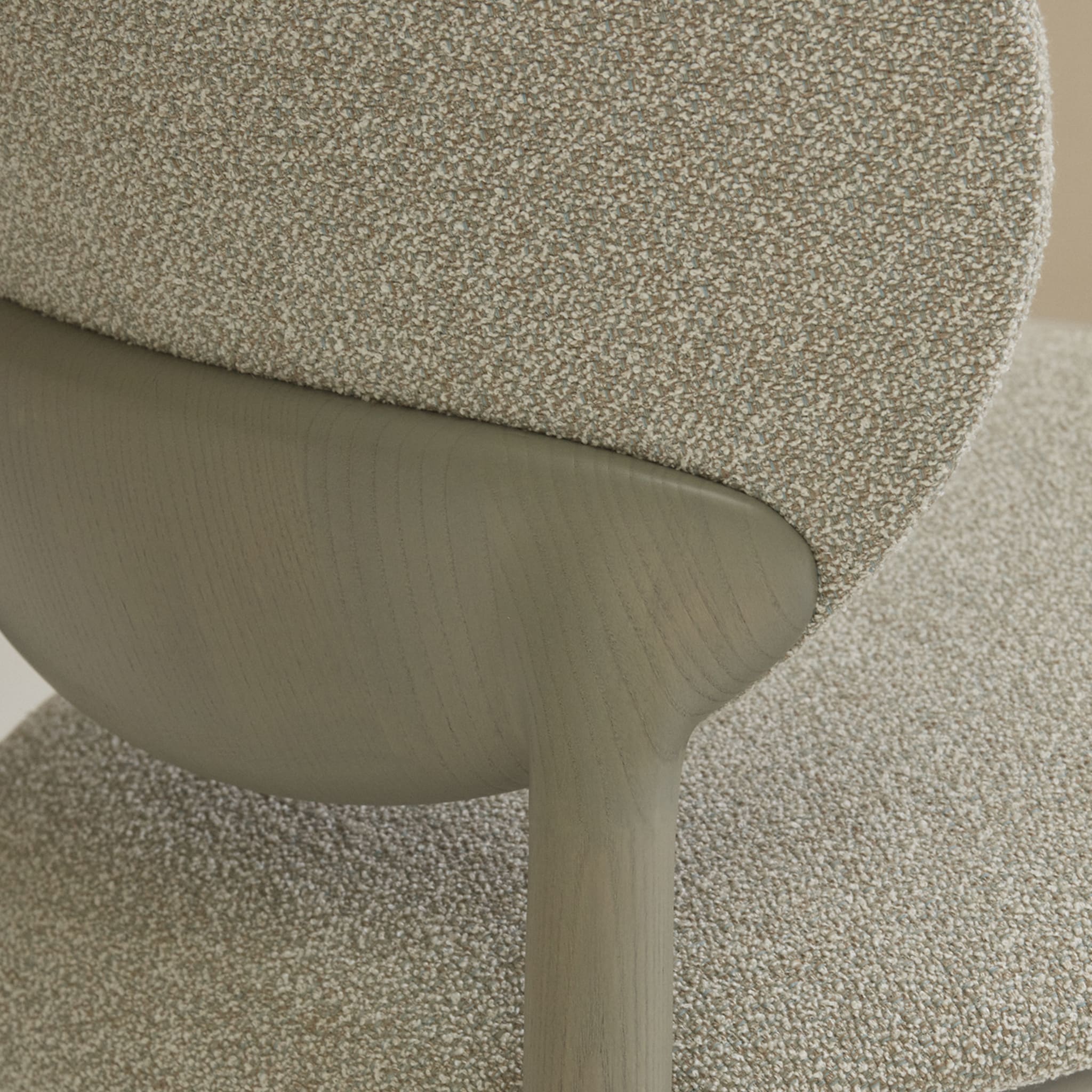 Fleuron 203 Gray Ash Lounge Chair by Constance Guisset - Alternative view 1