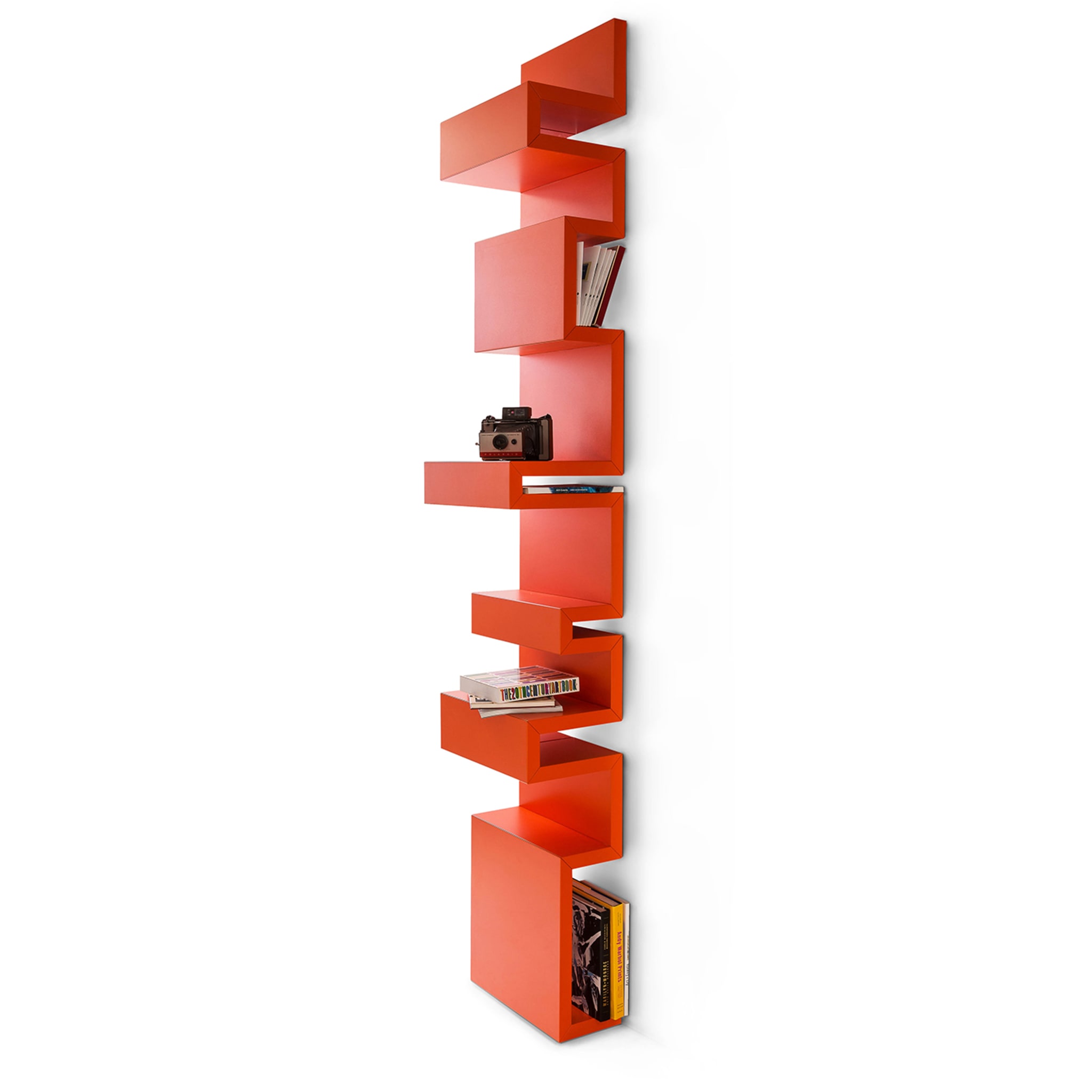 Todo Orange Wall Bookcase by Giulia Contaldo - Alternative view 3
