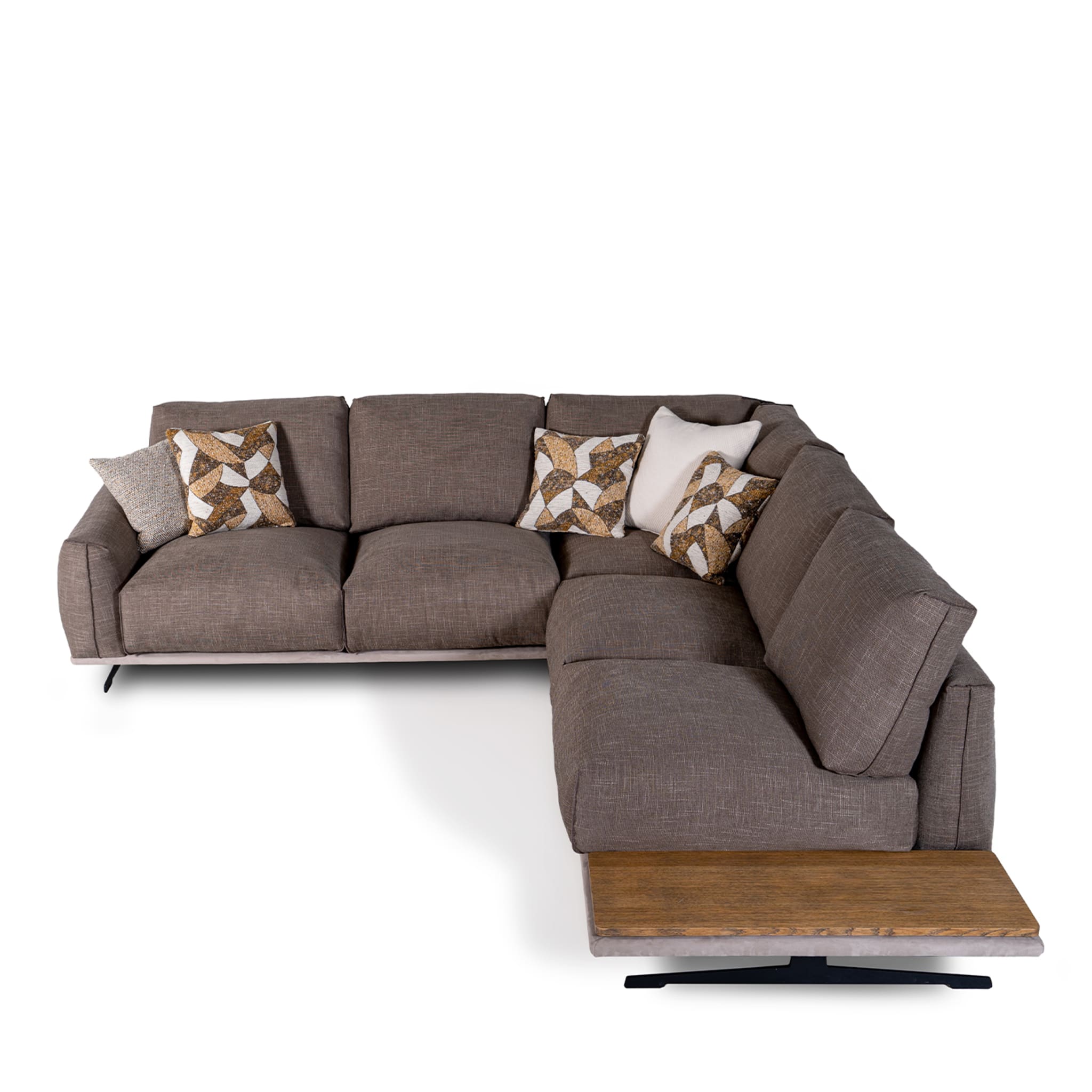 Boboli Bworn Corner Sofa with Side Table - Alternative view 2