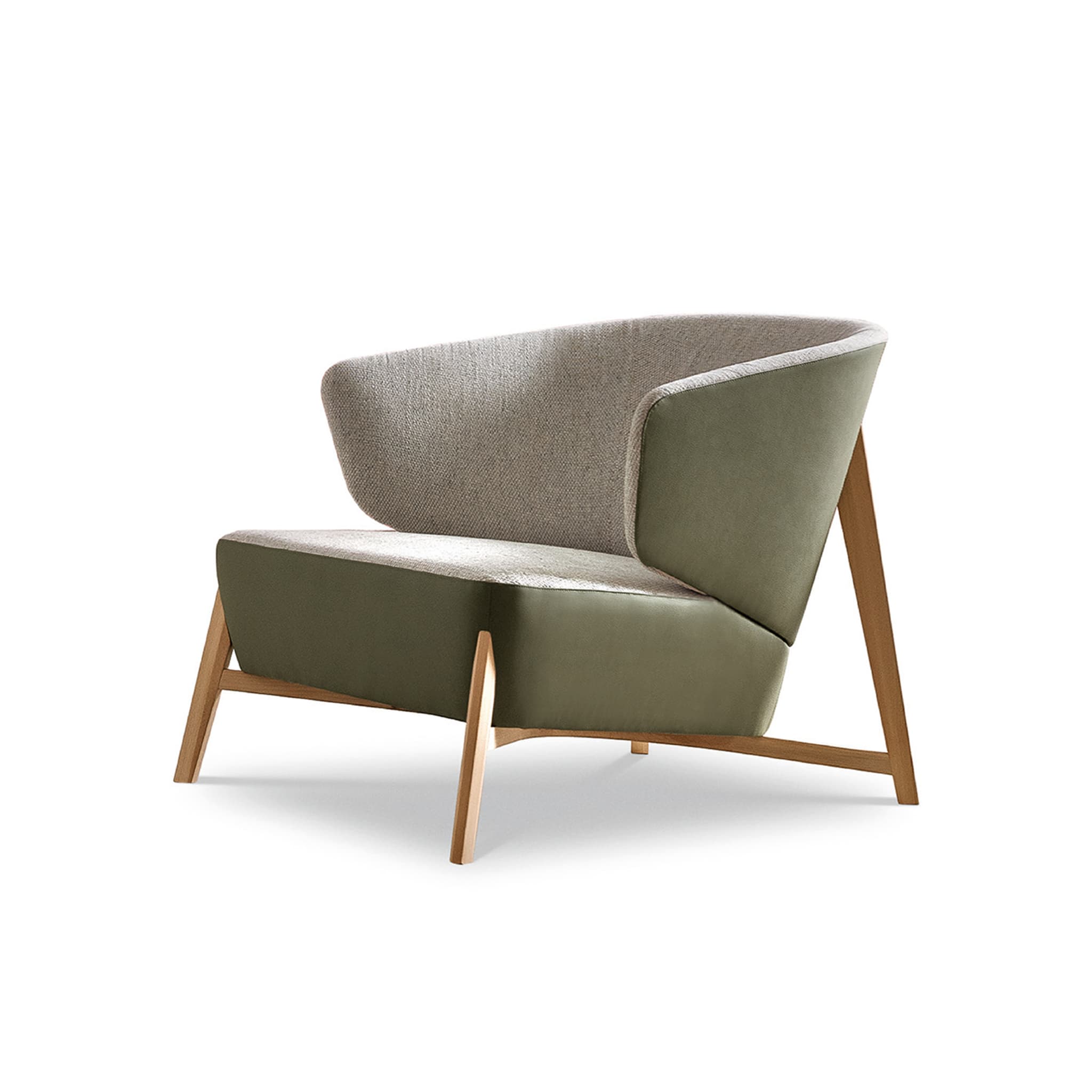 Arsenale LC1 Green/Gray Armchair - Alternative view 1