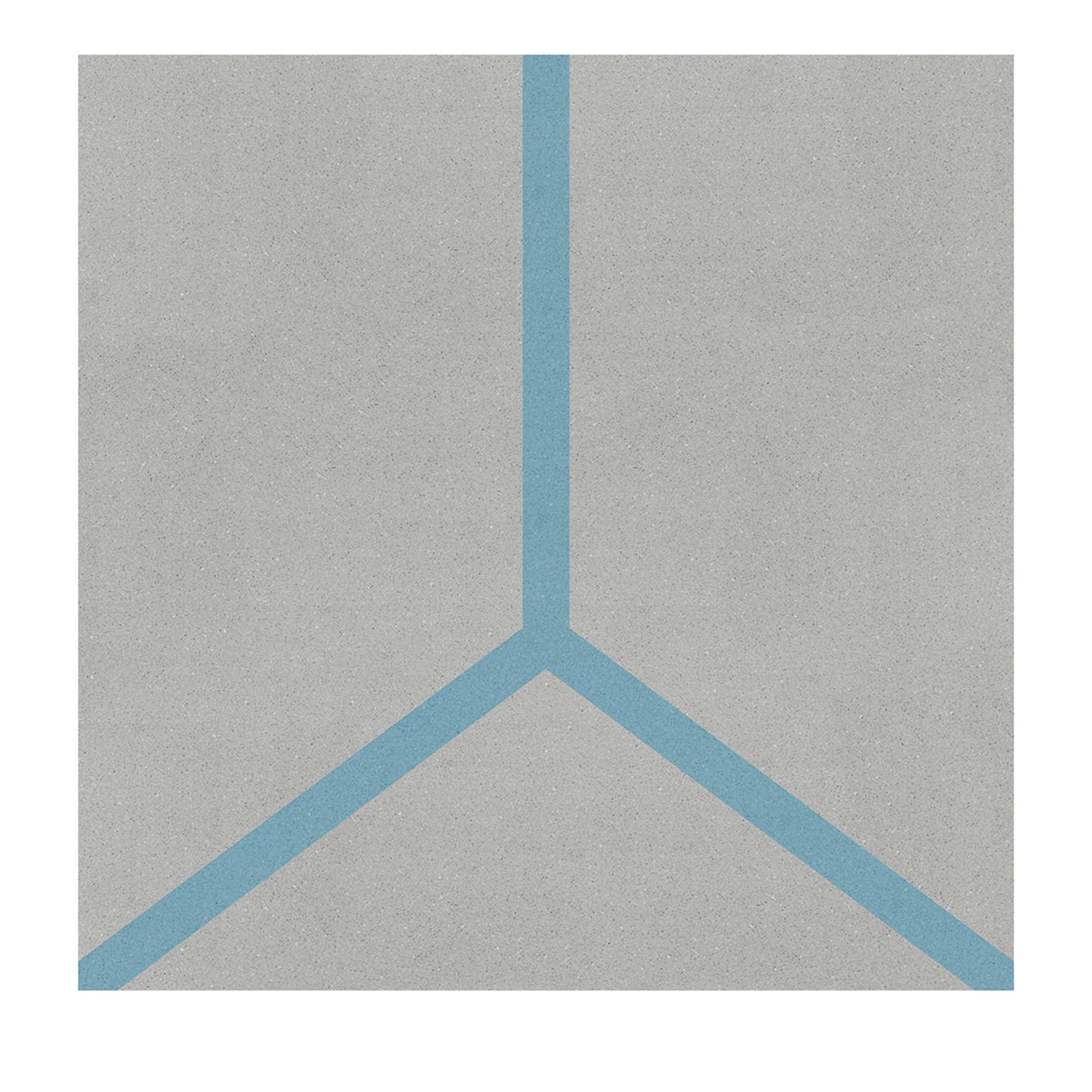 Yep Set of 25 Gray & Light-Blue Concrete Tiles - Main view