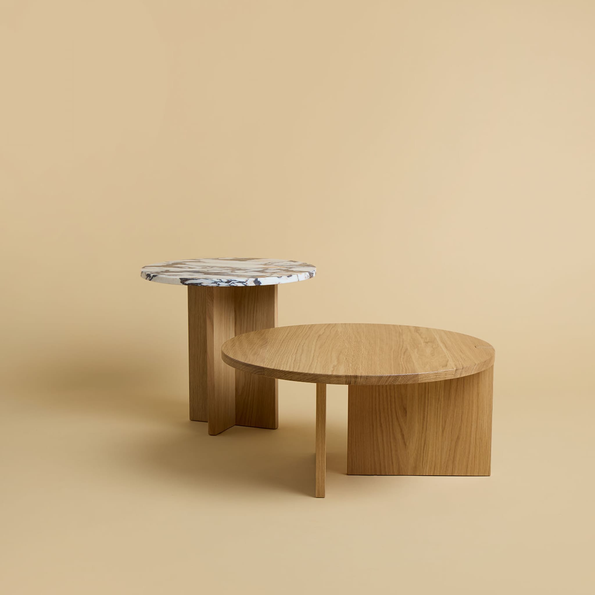 Sherman Calacatta and Durmast Side Table - Alternative view 4