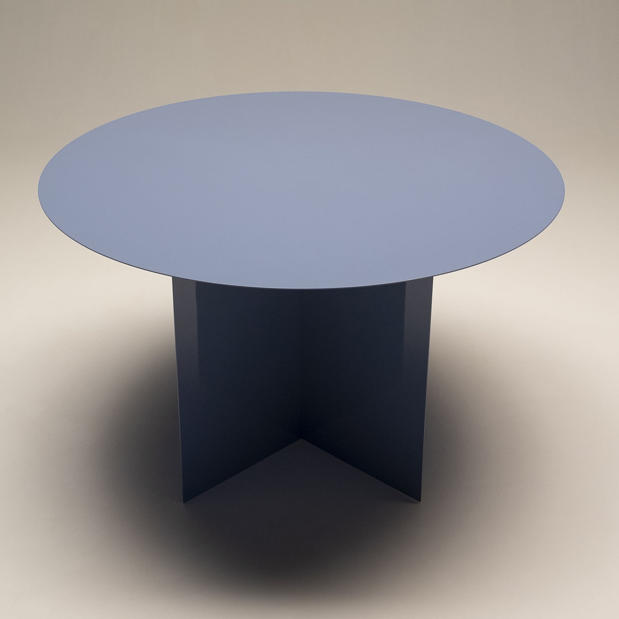 Across Blue Round Dining Table  - Alternative view 1