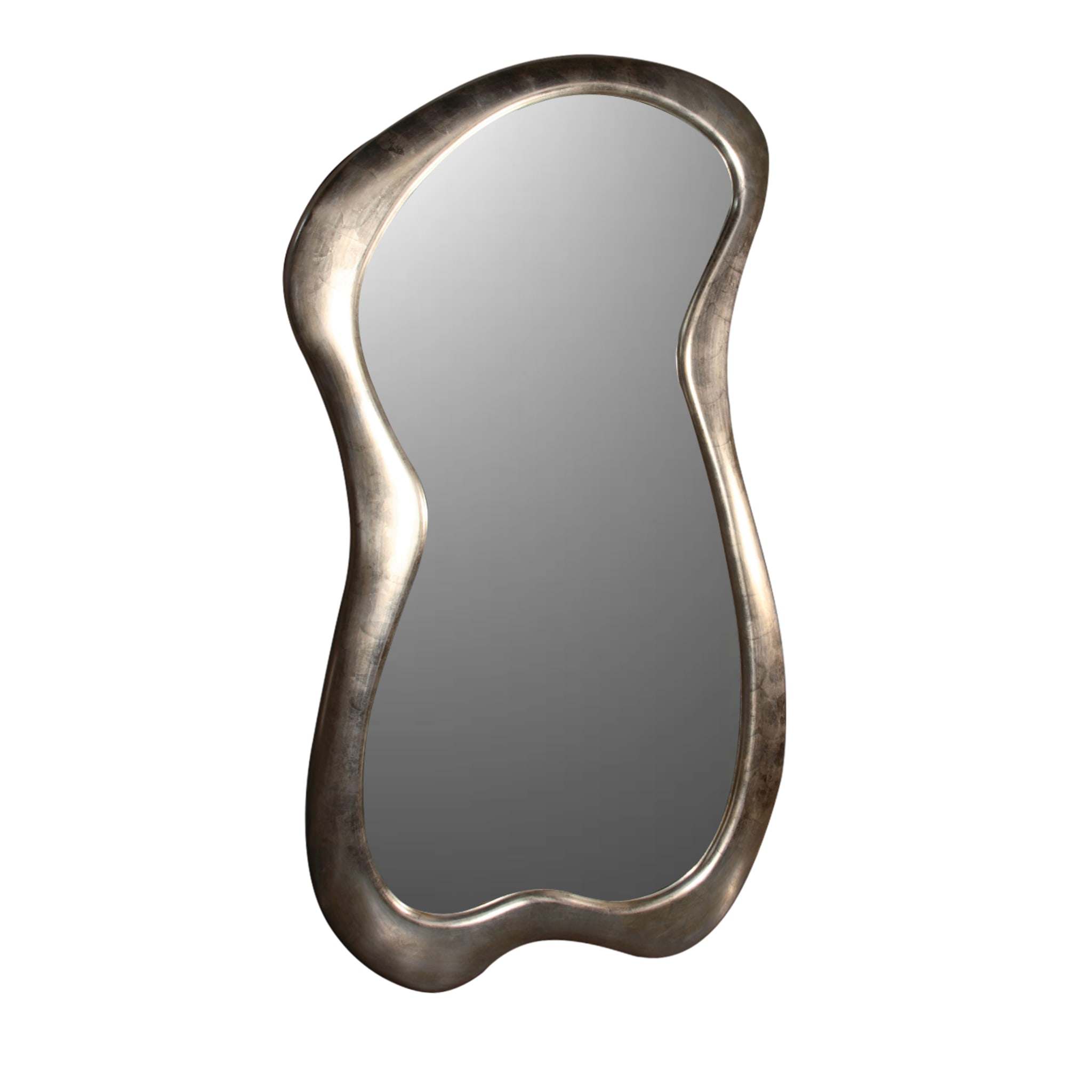 BI Grand miroir argenté de style avant-gardiste - Vue principale