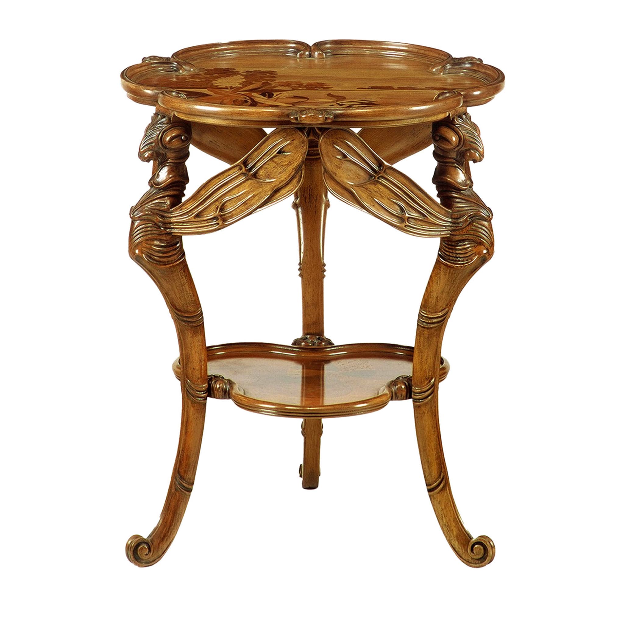 Tavolino zoomorfo in stile Art Nouveau francese di Emile Gallè - Vista principale