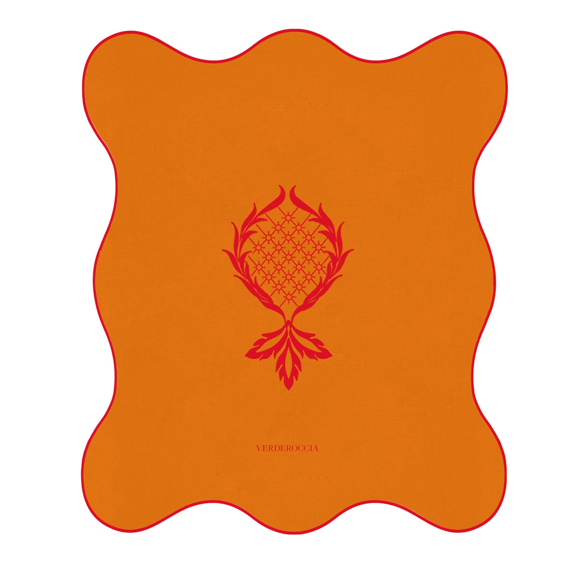 Set of 6 Ananas Chinotto and Coral Cocktail Napkins - Main view