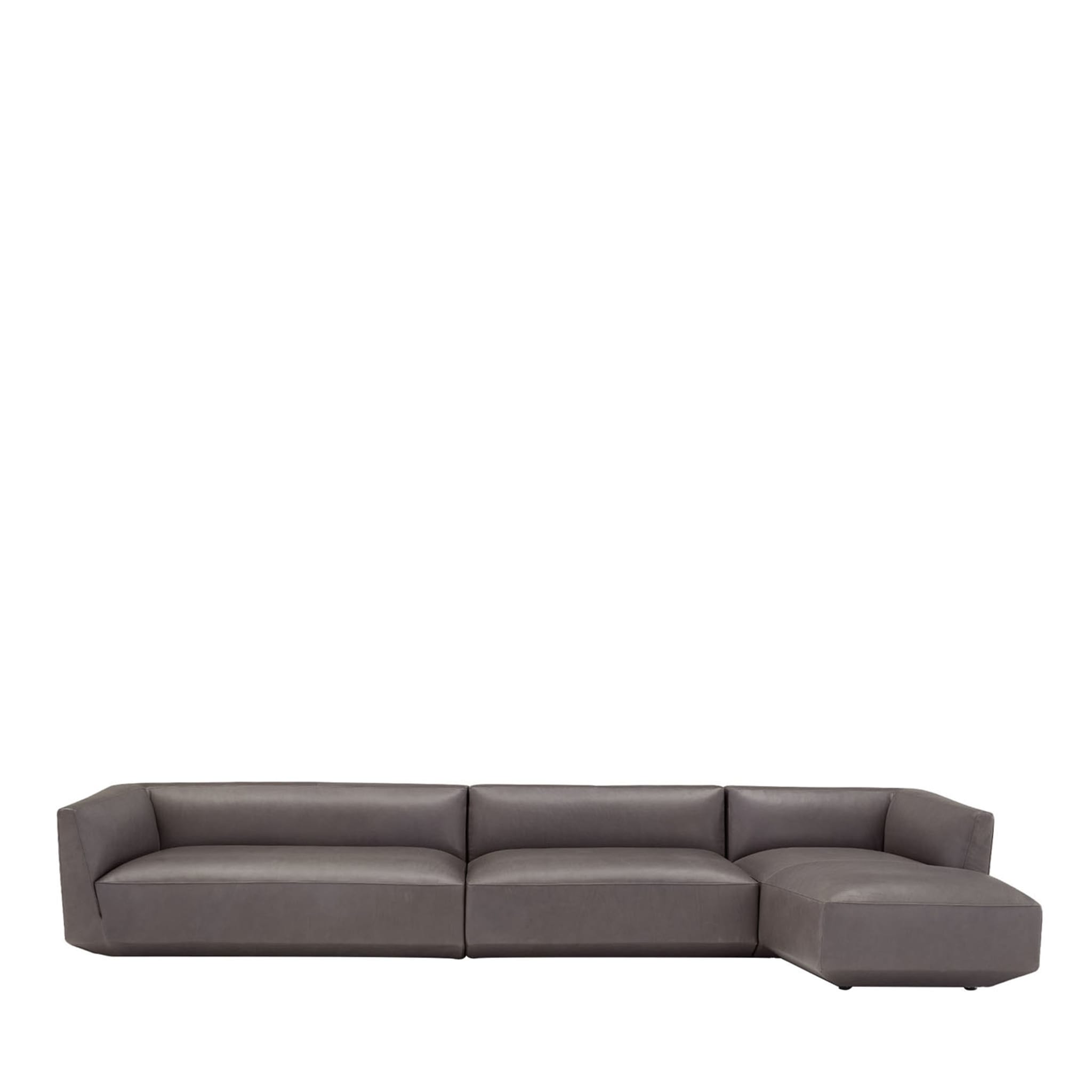 Panis Modular L-Shaped Gray Sofa