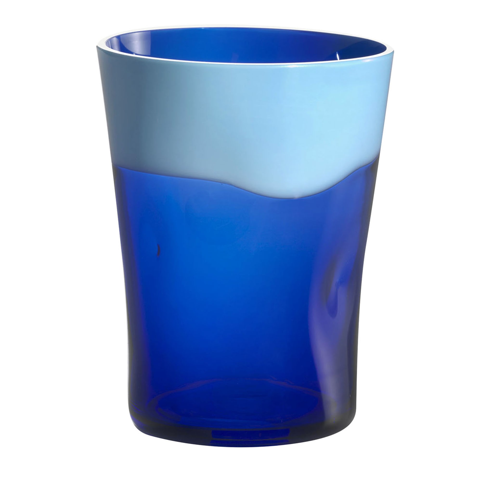 Dandy Light-Blue & Blue Glass by Stefano Marcato - Main view