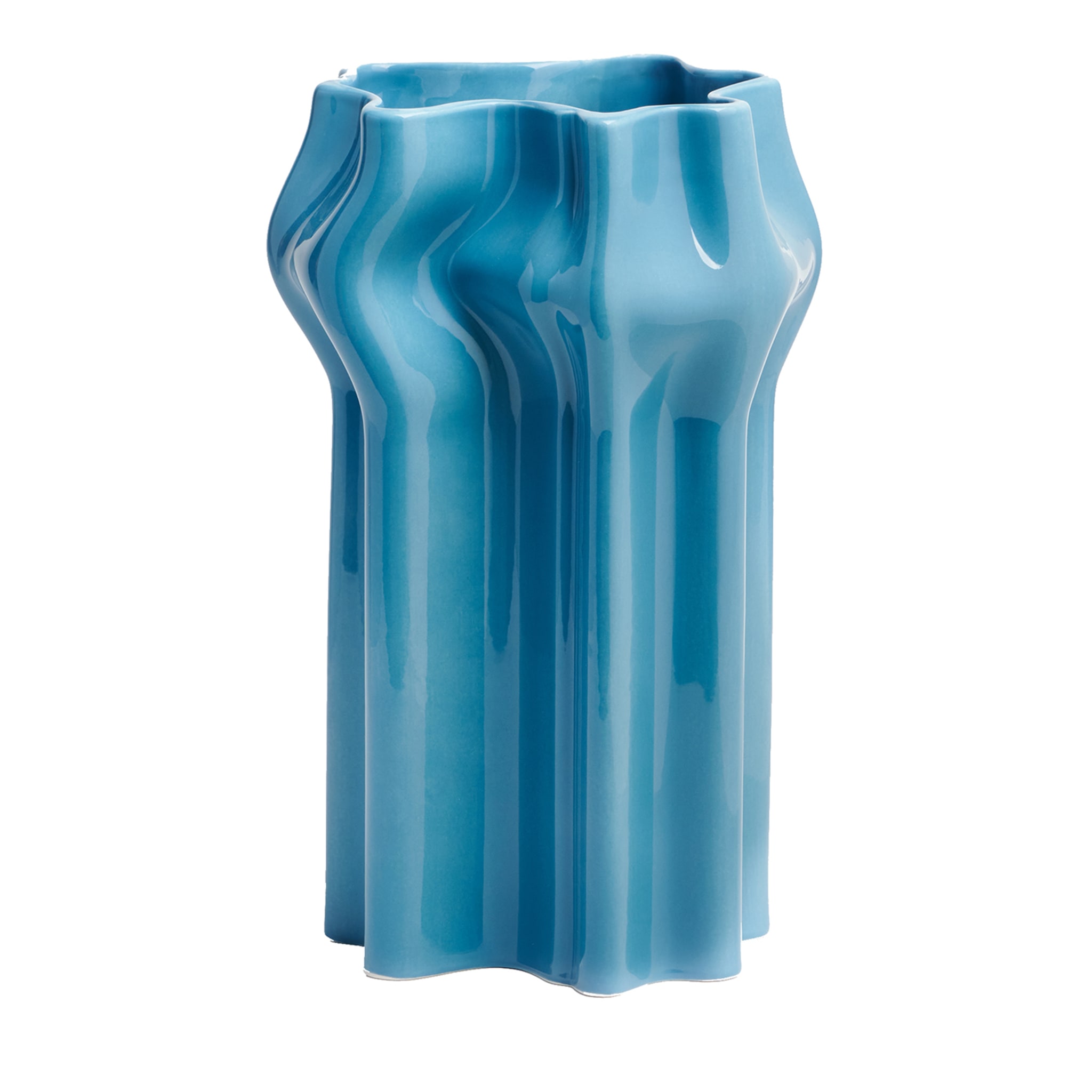 Gonfiato Turquoise Vase - Main view