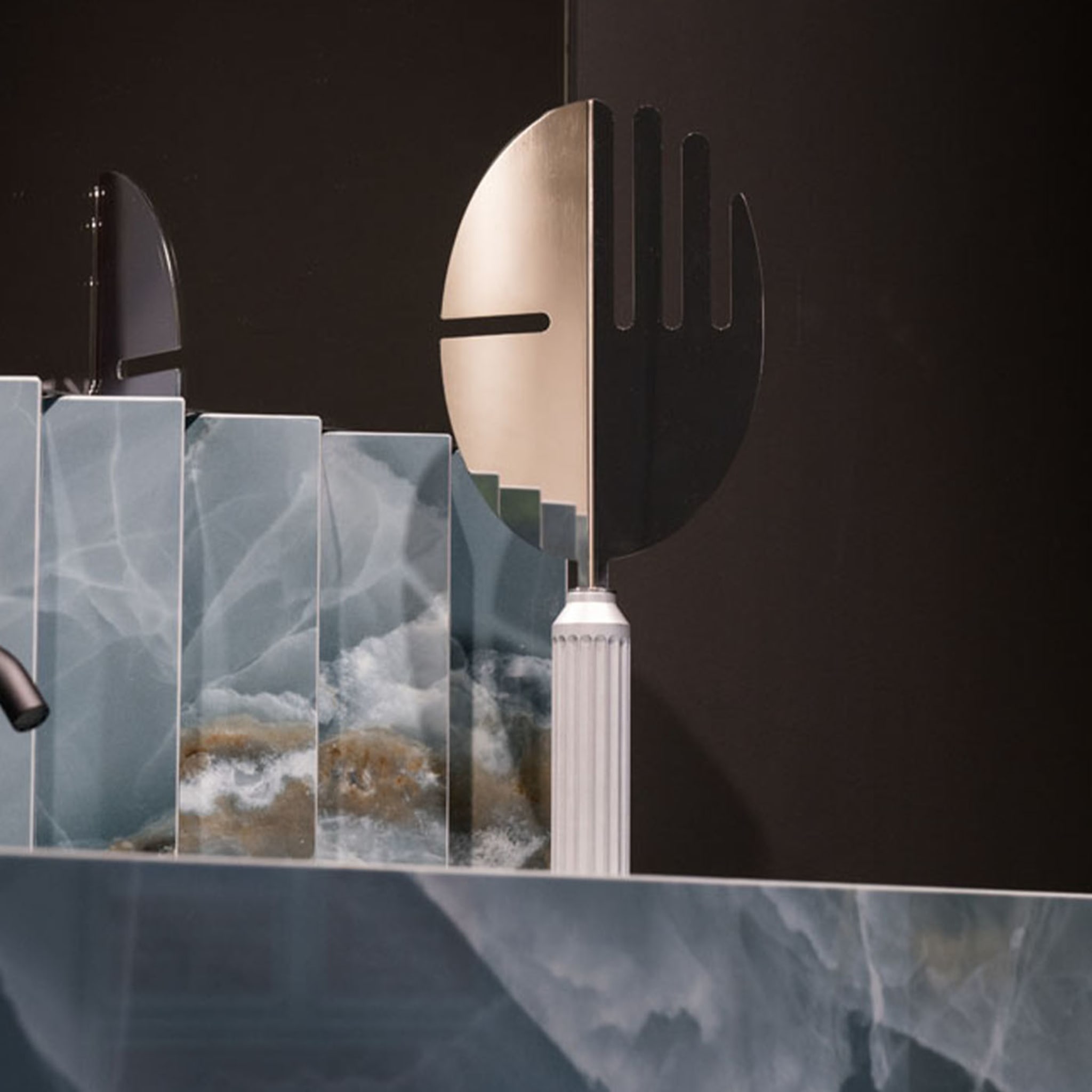 Ratio Bathroom Sink with Backsplash by Sapiens Design - Alternative view 2