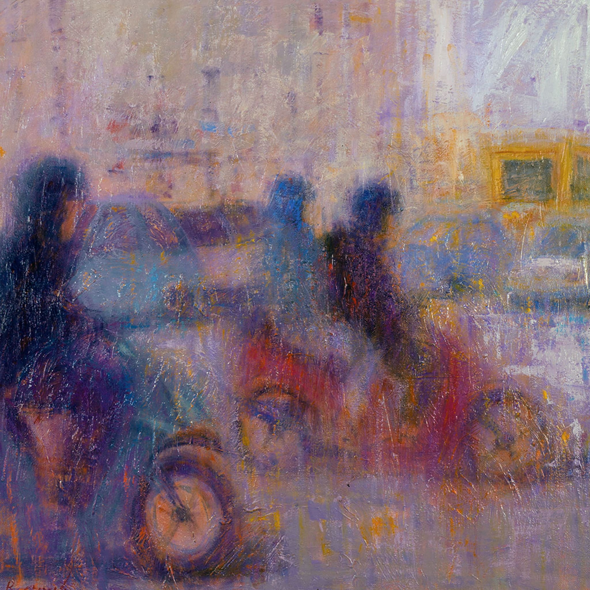 Nel Traffico Painting  by Renato Criscuolo - Alternative view 2