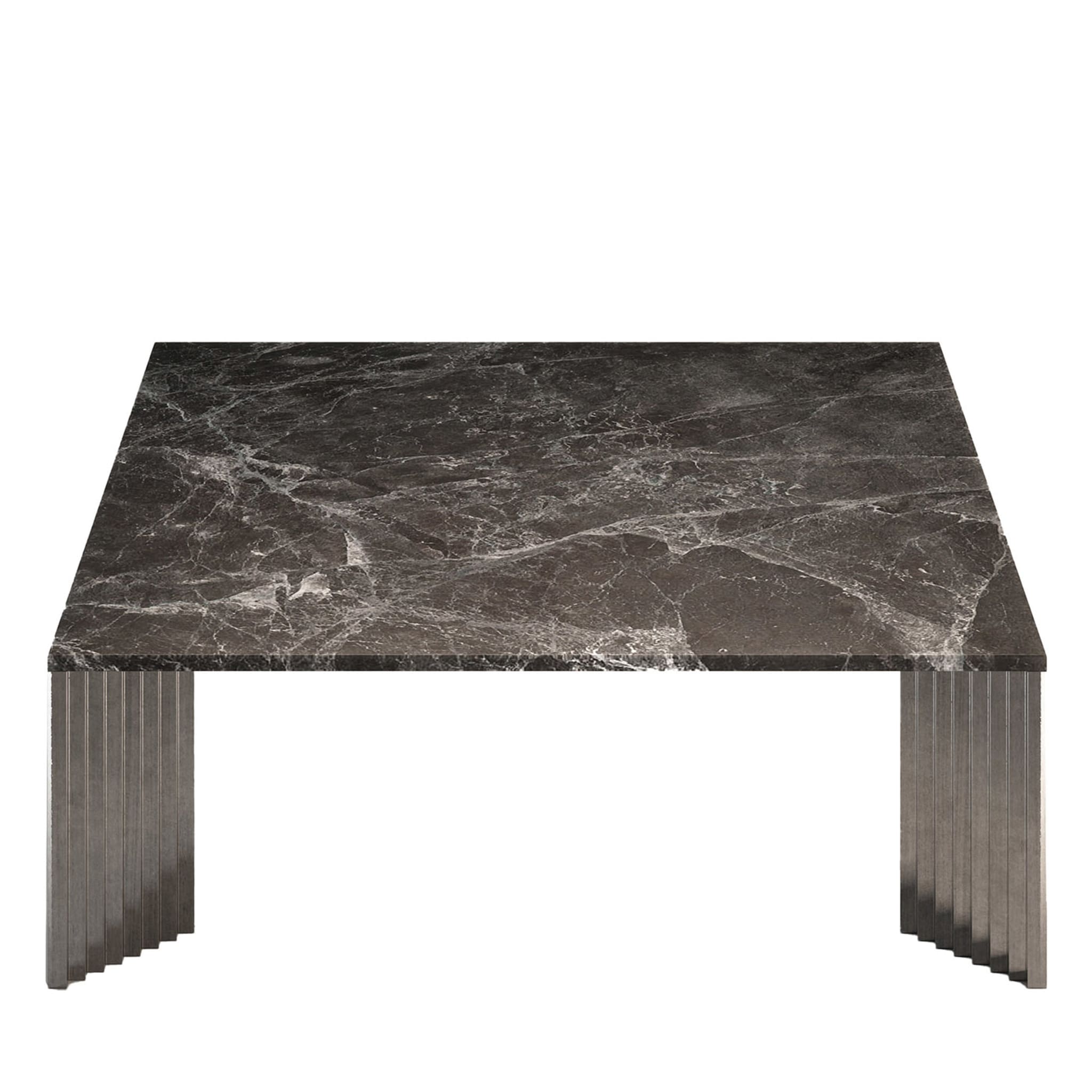 Piero Emperador Gray Marble Top Coffee Table - Alternative view 1