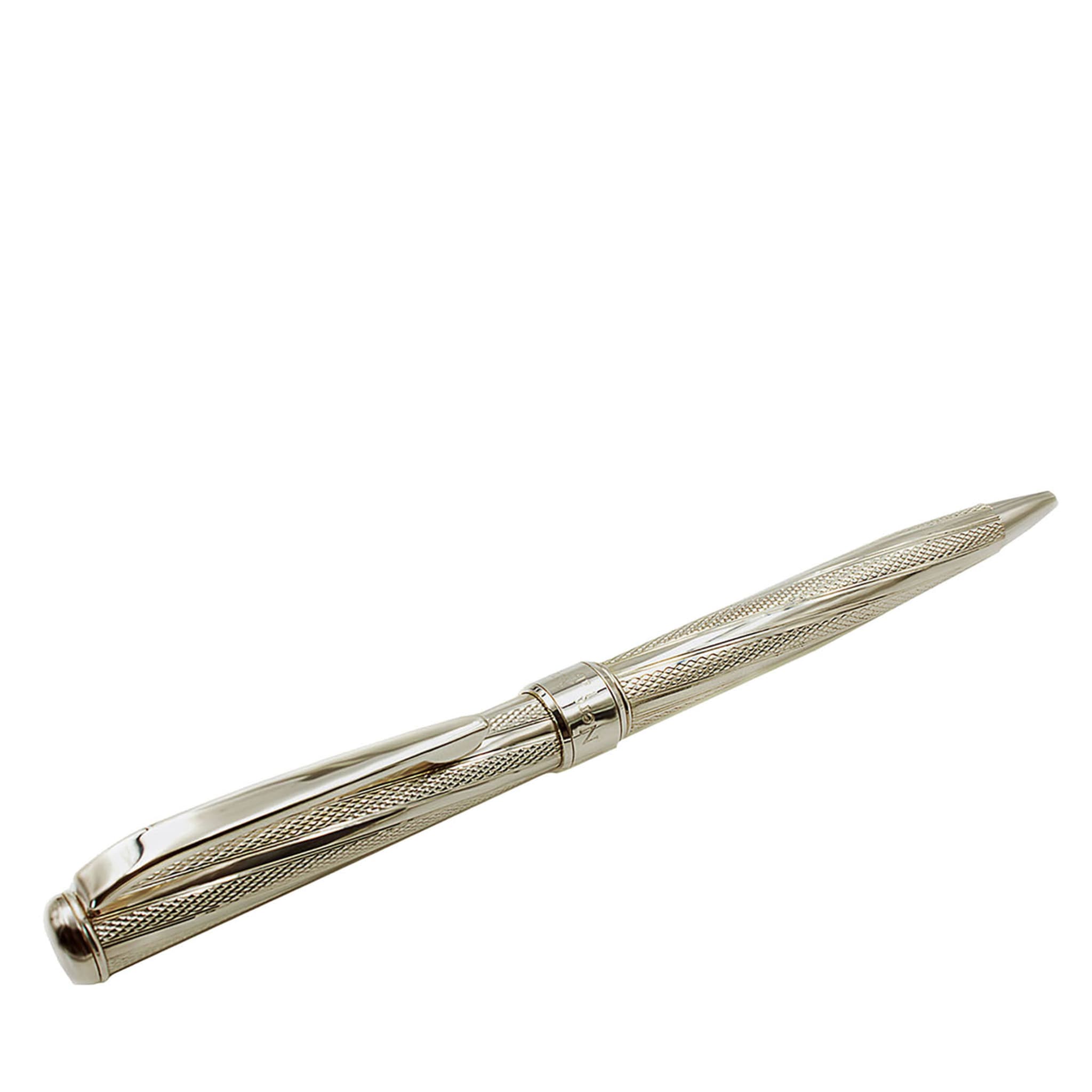 Gaudì Style Silver Ballpoint Pen - Main view