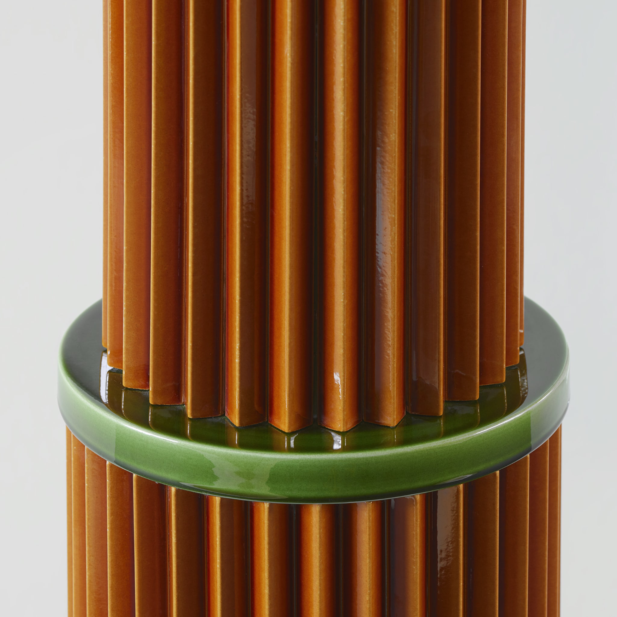 Rombini C Vase in Braun und Grün von Ronan &amp; Erwan Bouroullec - Alternative Ansicht 2