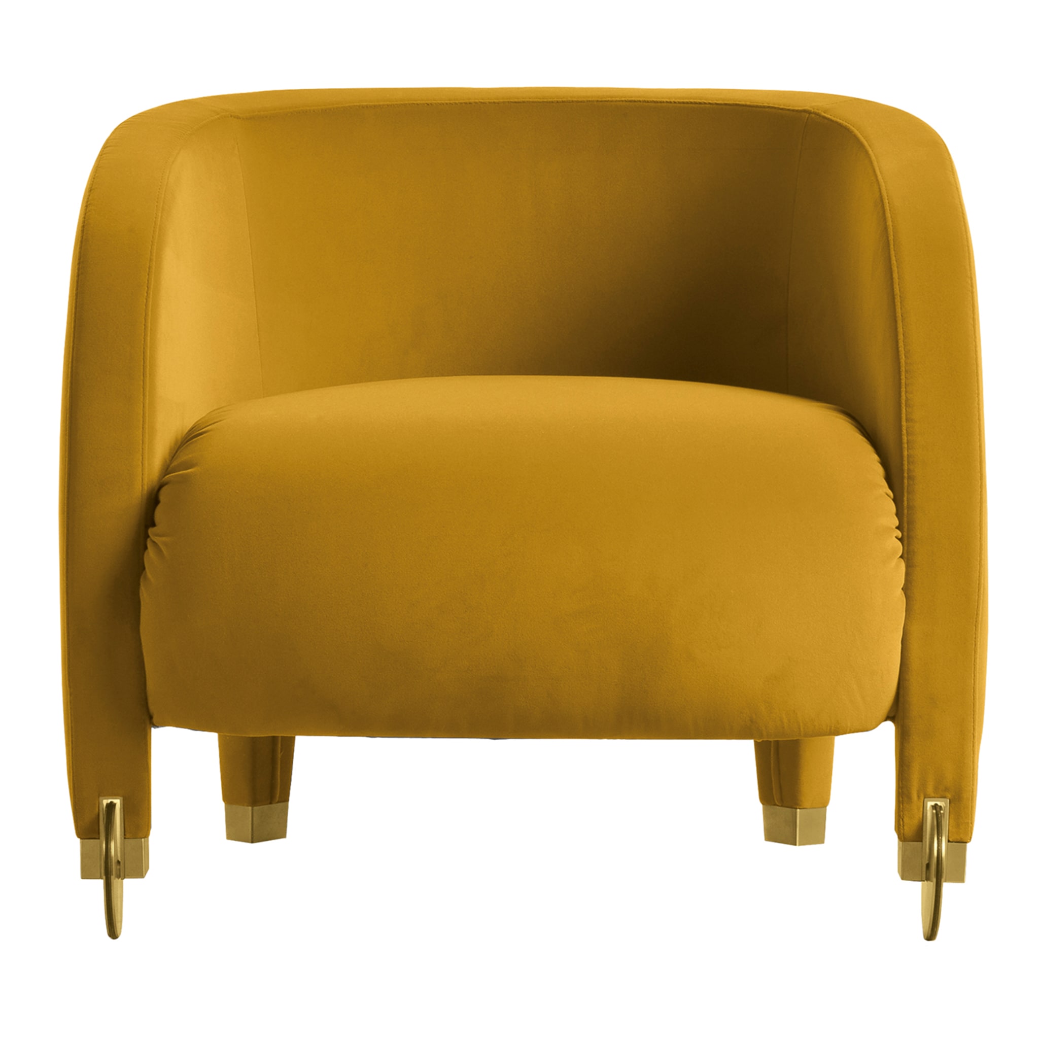 Adele Yellow Armchair by Dainelli Studio - Main view