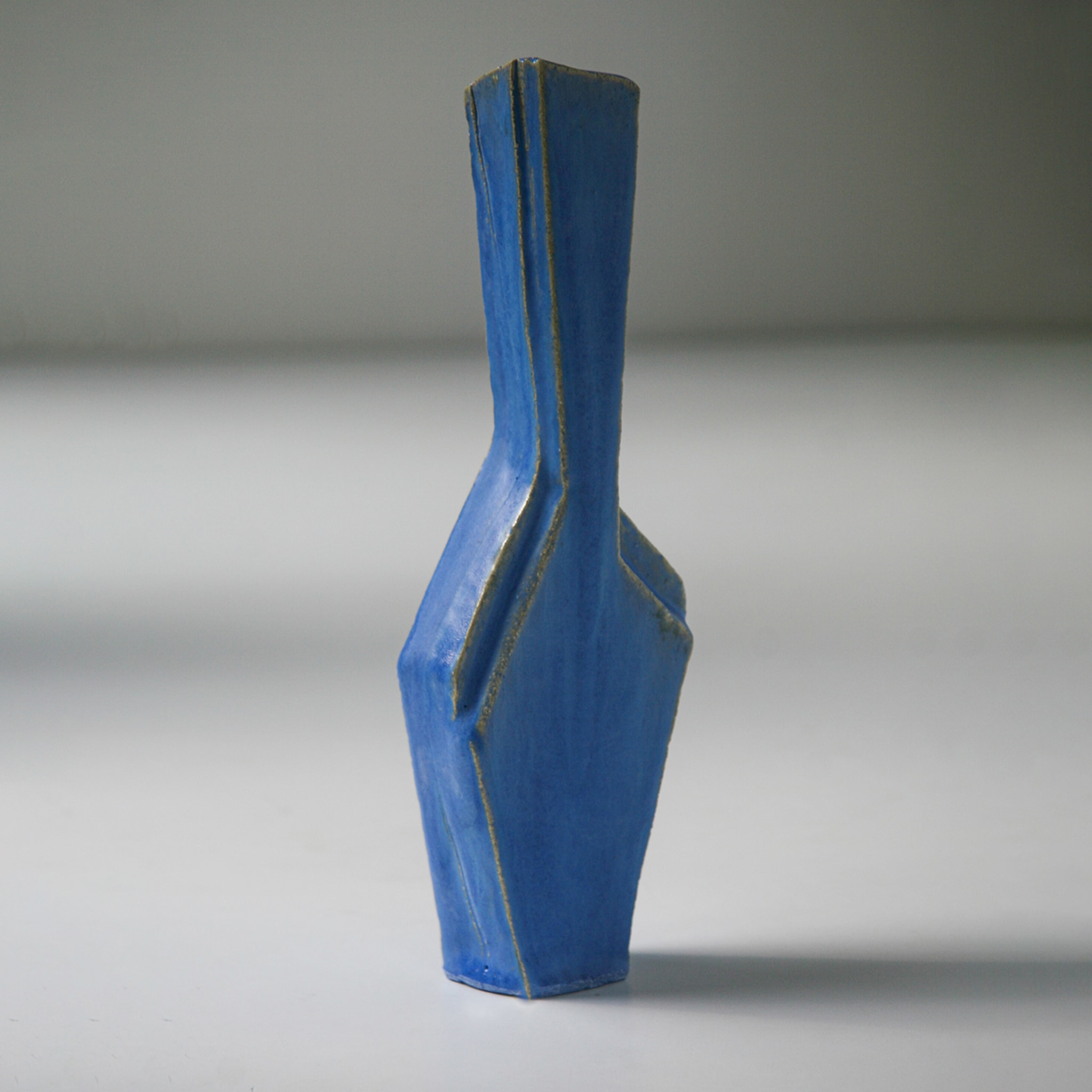 Petit vase cubiste bleu N.2 - Vue alternative 1