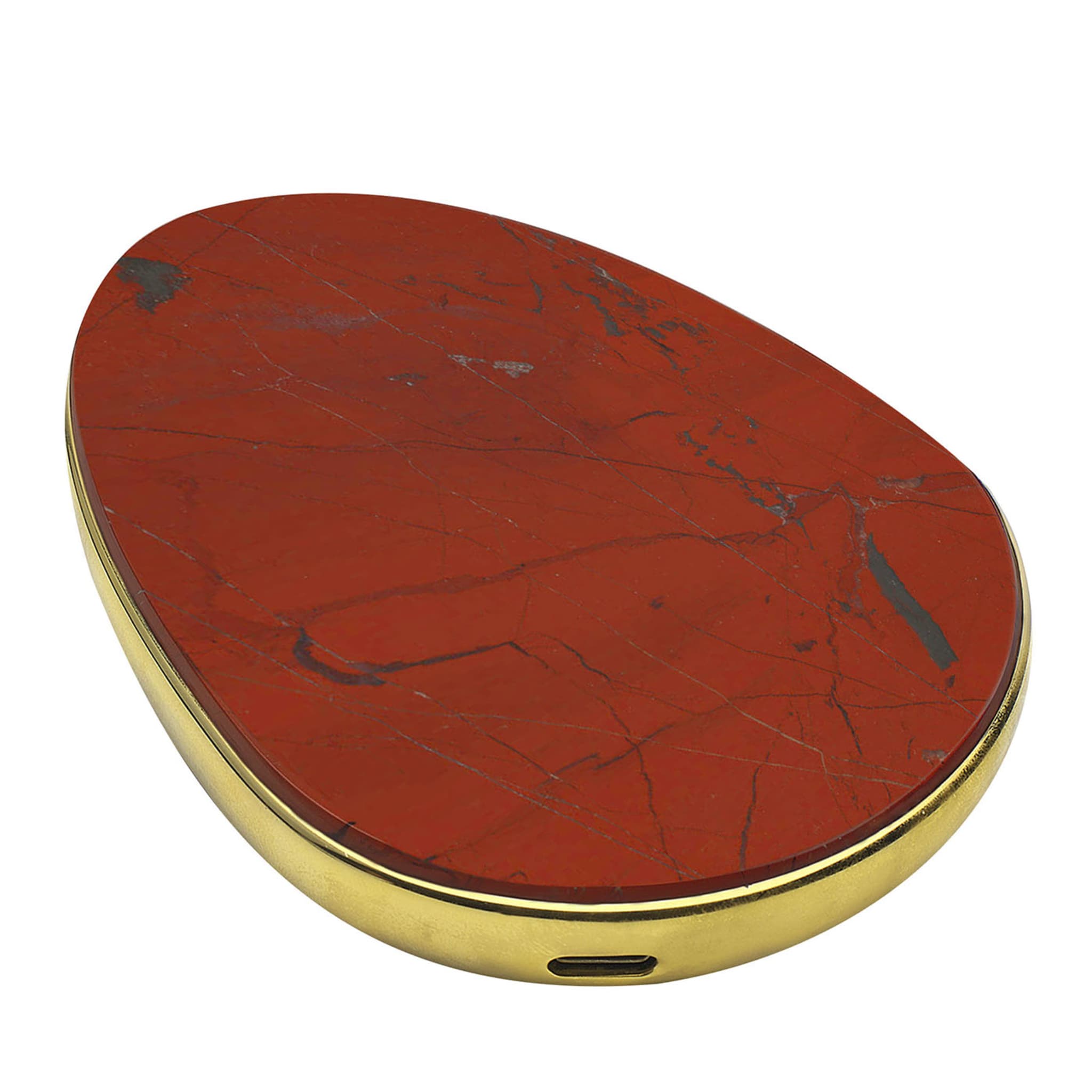 Enki Diaspro Rosso Gold Wireless Charger - Main view