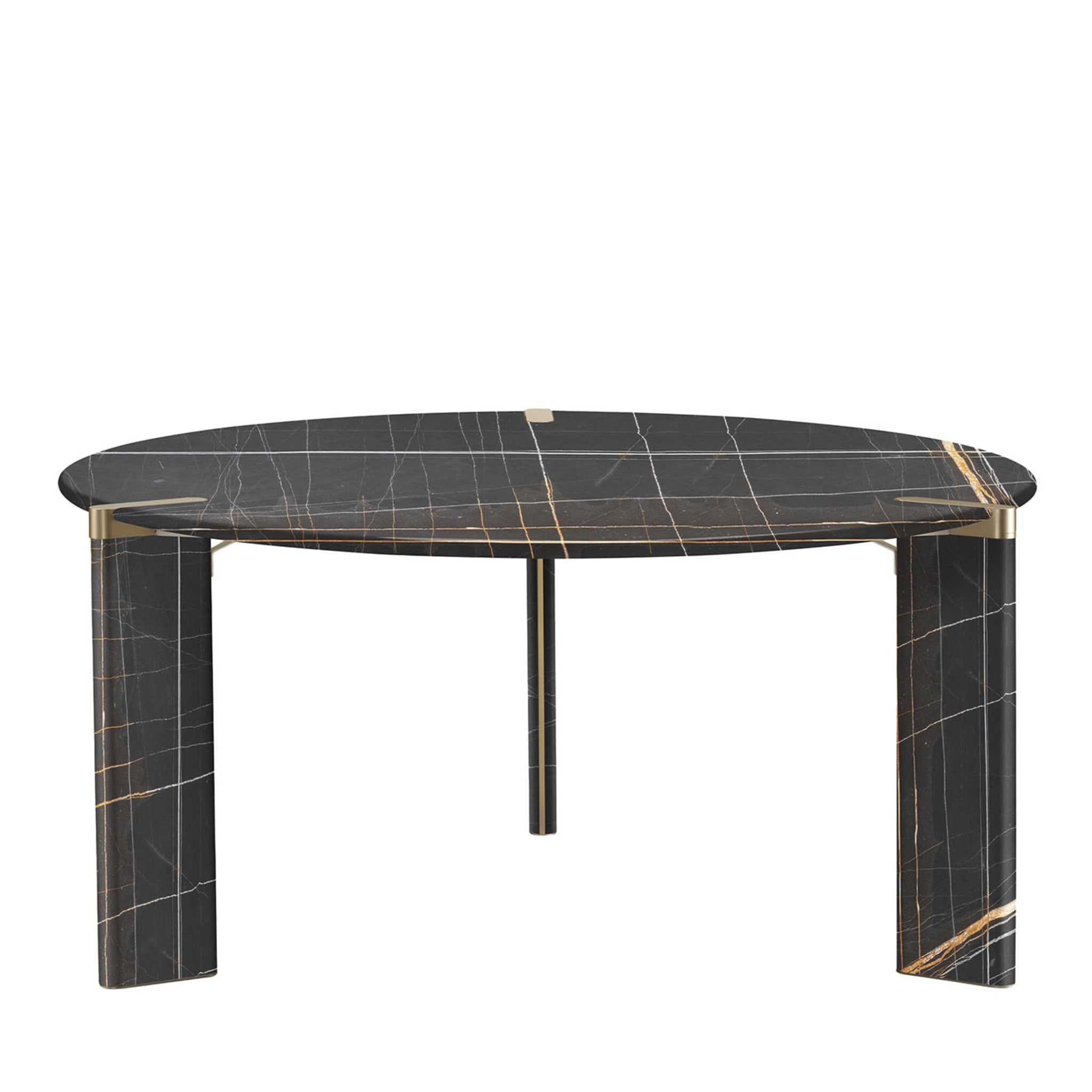 Table de salle à manger ronde Ottanta par Lorenza Bozzoli - Vue principale