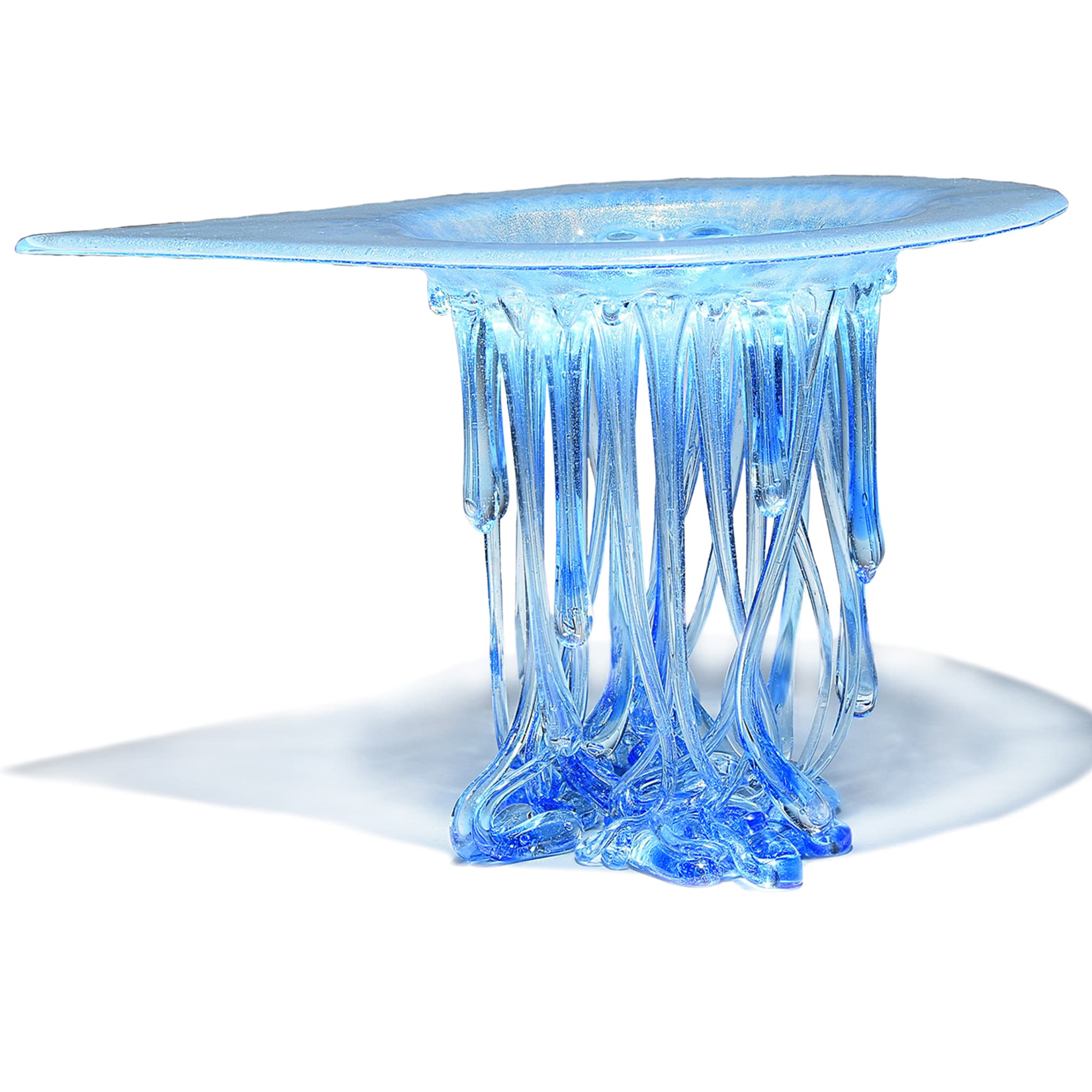 Pure Water Drop Blue Sculpture - Alternative view 1