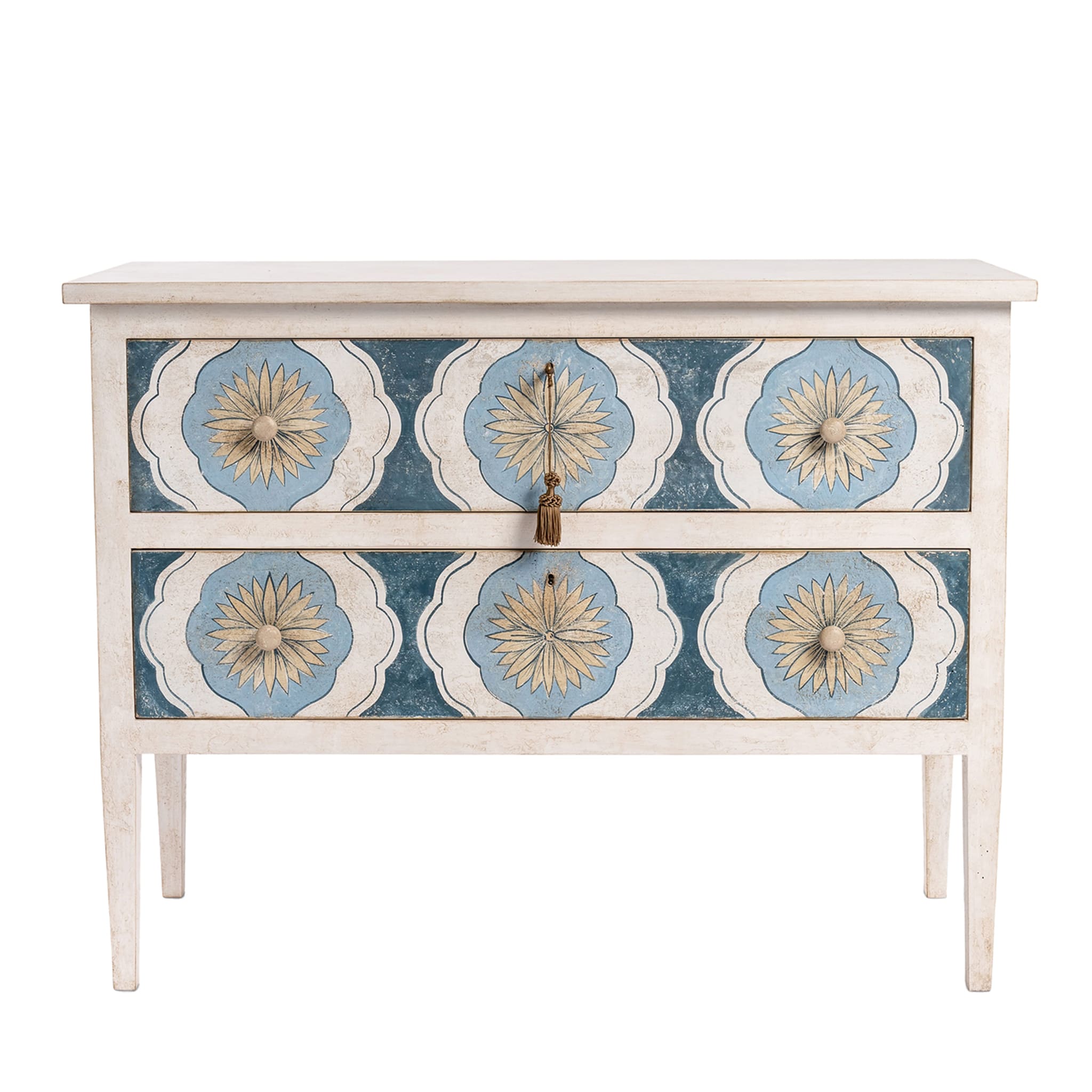 Barberini Deep Sea Blue Chest of Drawers - Main view