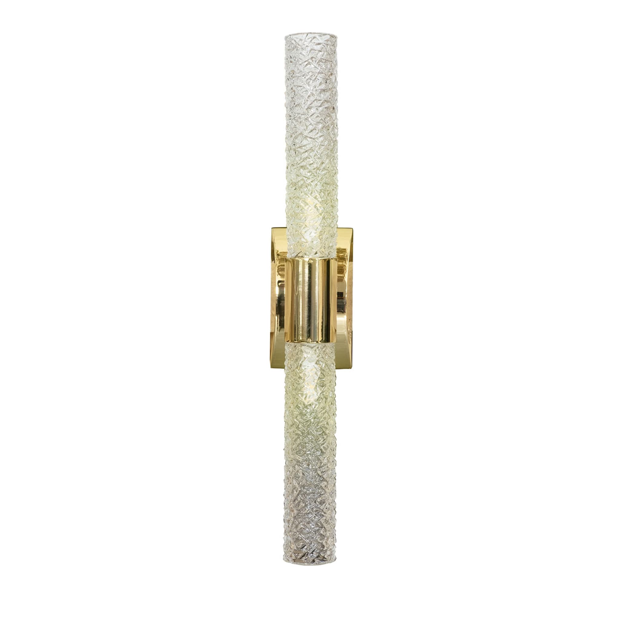 Crystal Tube 2-Light Gold &amp; Kristall Wandleuchte - Hauptansicht