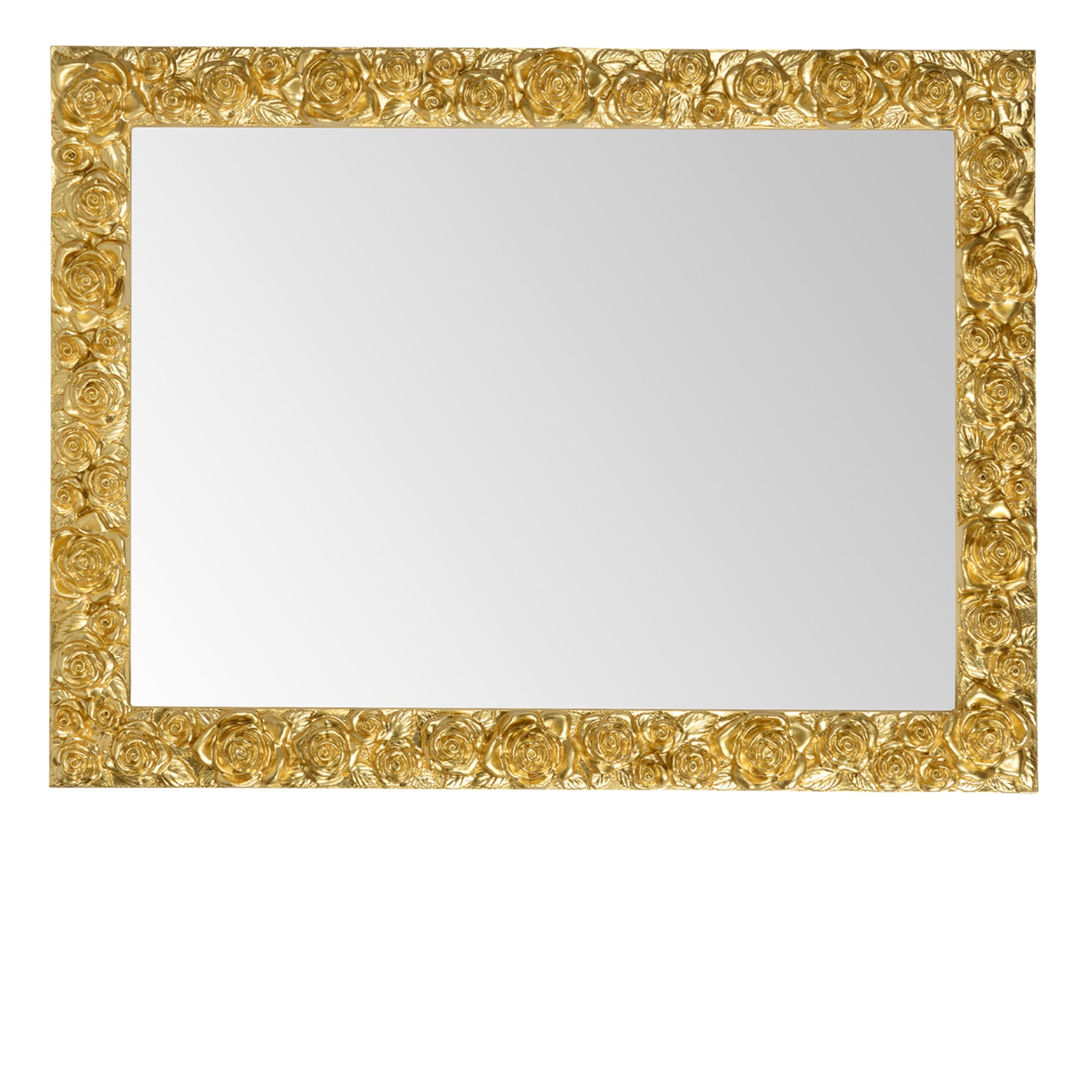 Espejo de pared de hoja de oro rosa - Vista principal