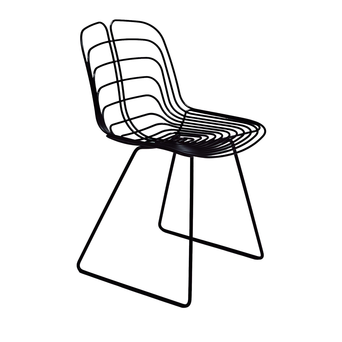 Wired Black Chair by Michael Young La Manufacture | Artemest