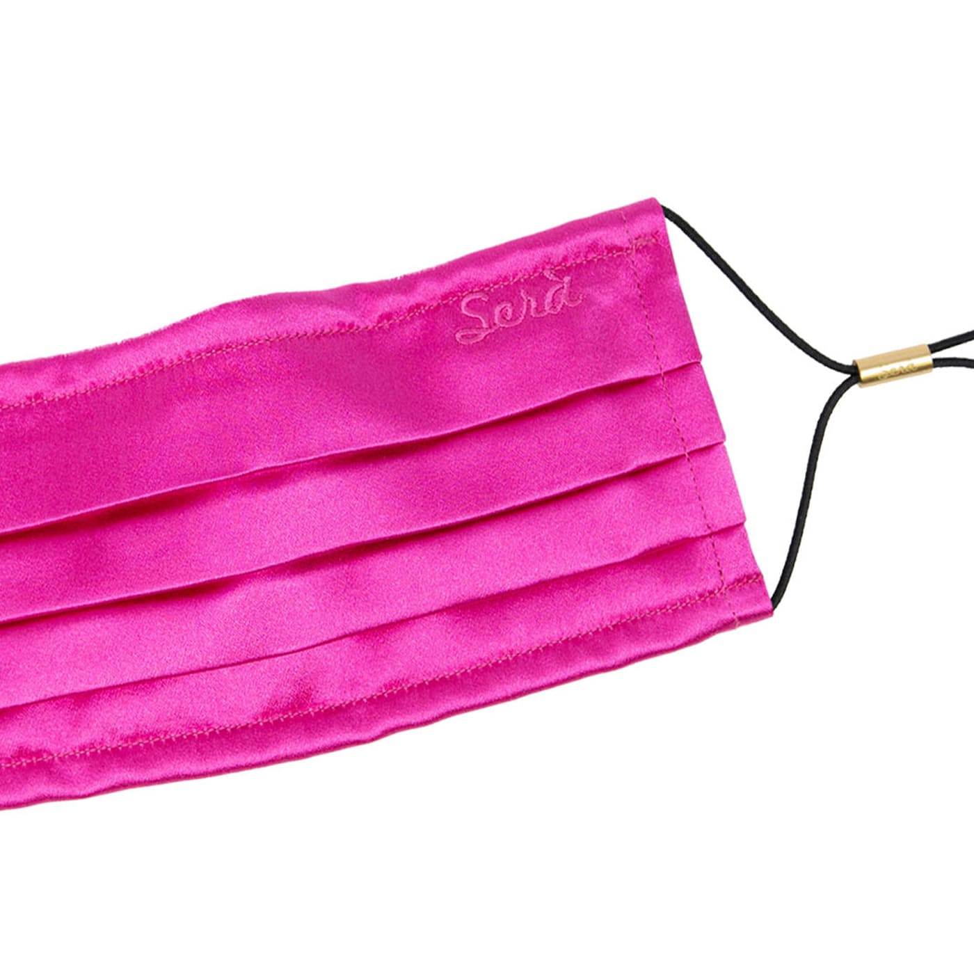 Set of 3 Pink Silk Satin face cover - Serà Fine Silk