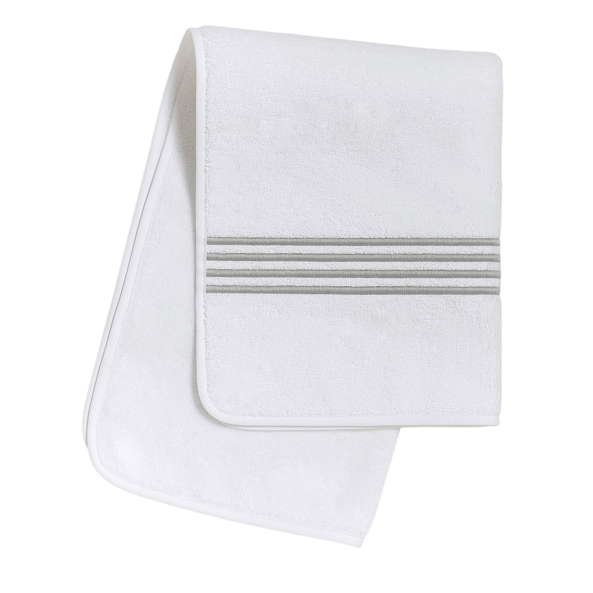 Four Generations White & Light Grey Hand Towel - Main view