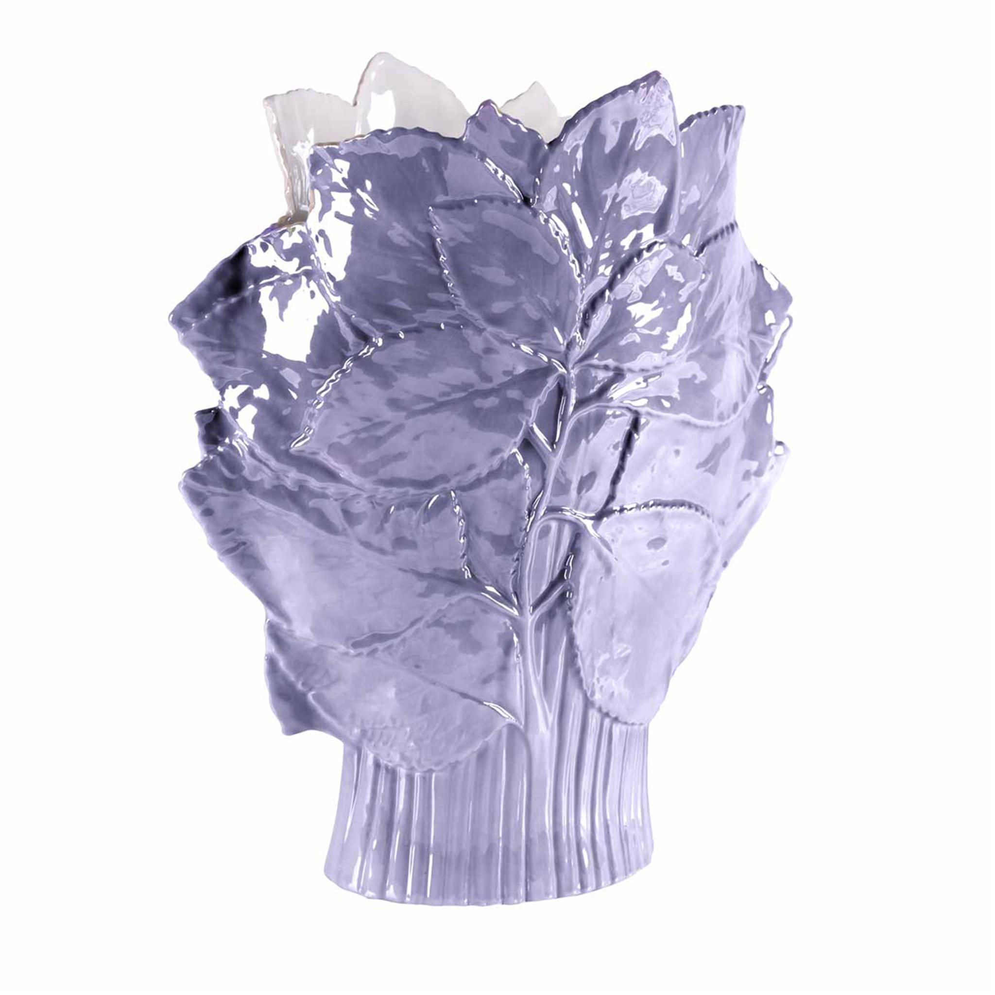 MAPLE LEAVES VASE - LILAC - Main view