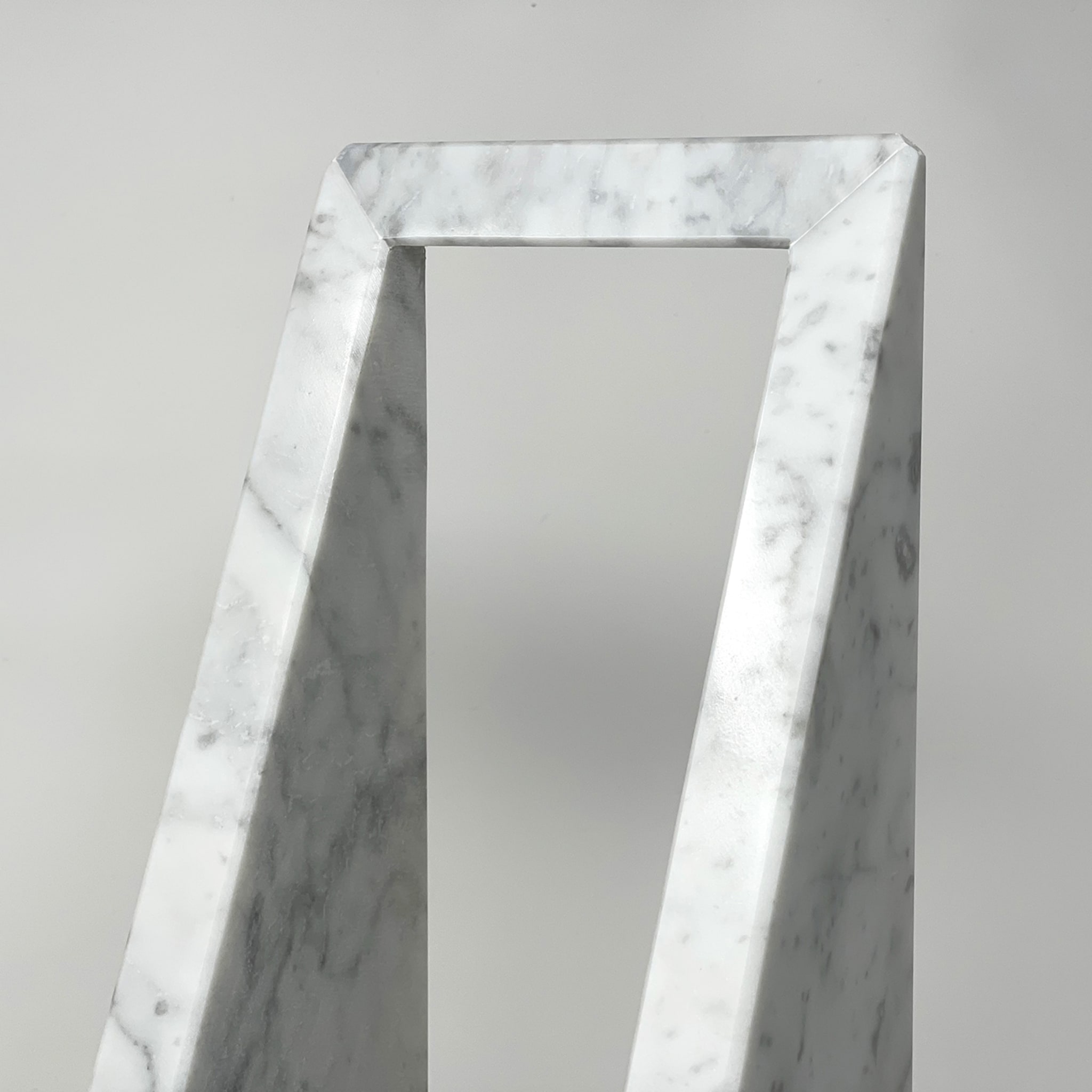Aria White Carrara Marble Bookend - Alternative view 2