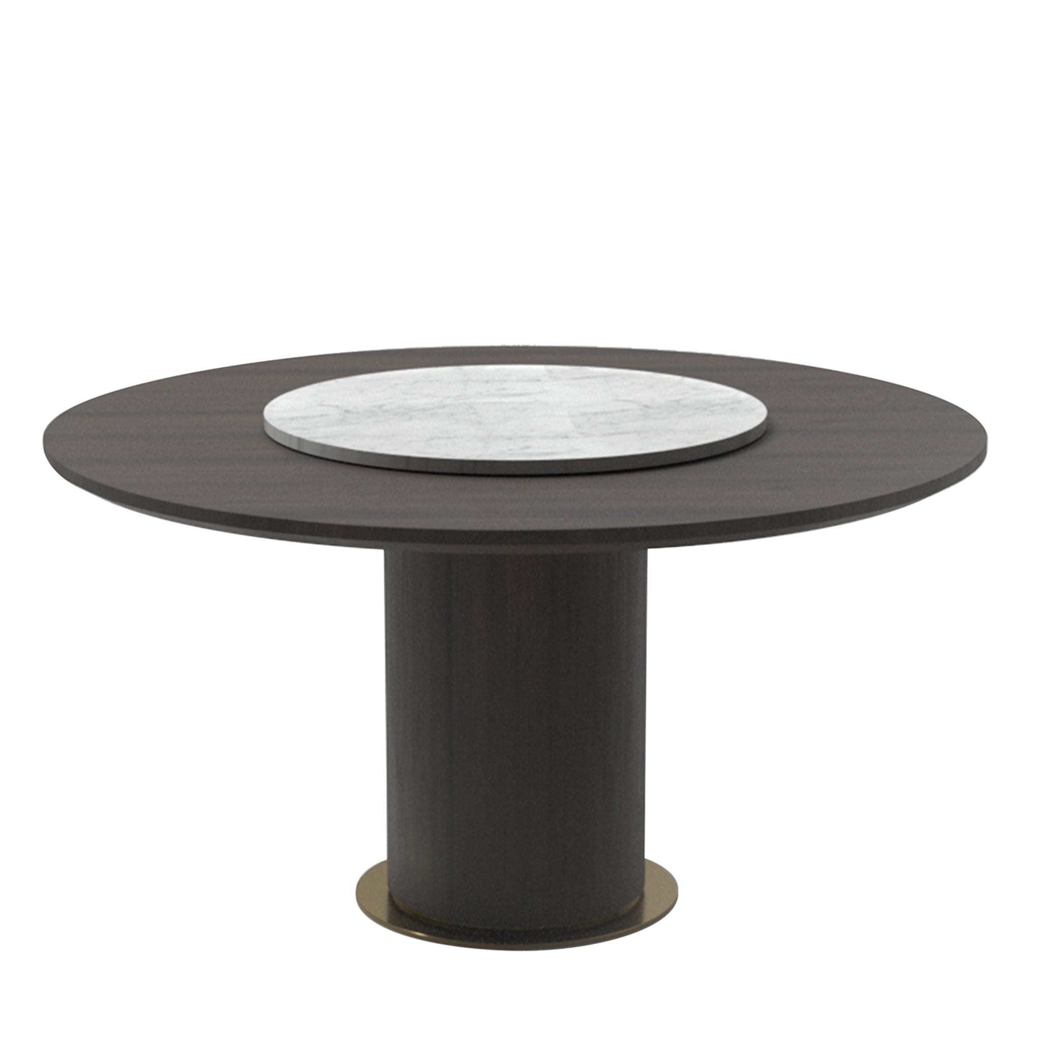 Circle Dining Table with Lazy Susan by Gianluigi Landoni - Main view