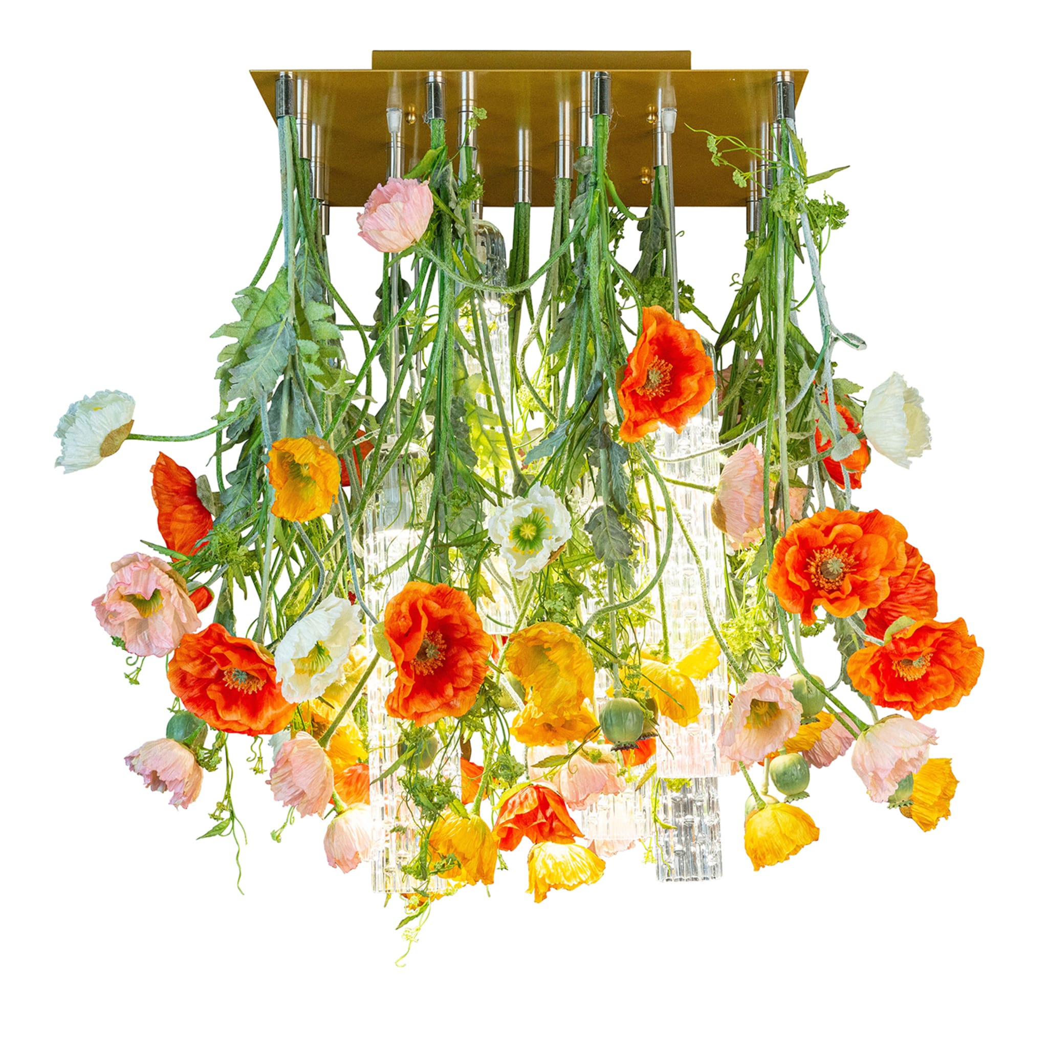 Lámpara cuadrada Flower Power Poppy - Vista principal