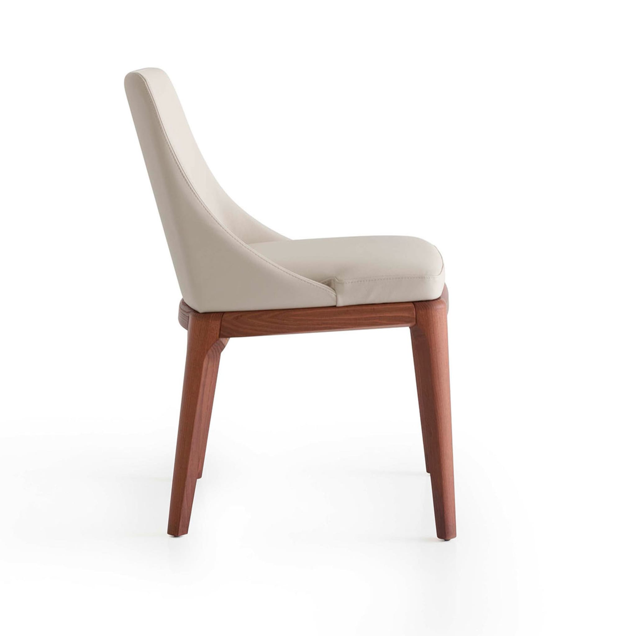 Antigona White Leather Chair - Alternative view 2
