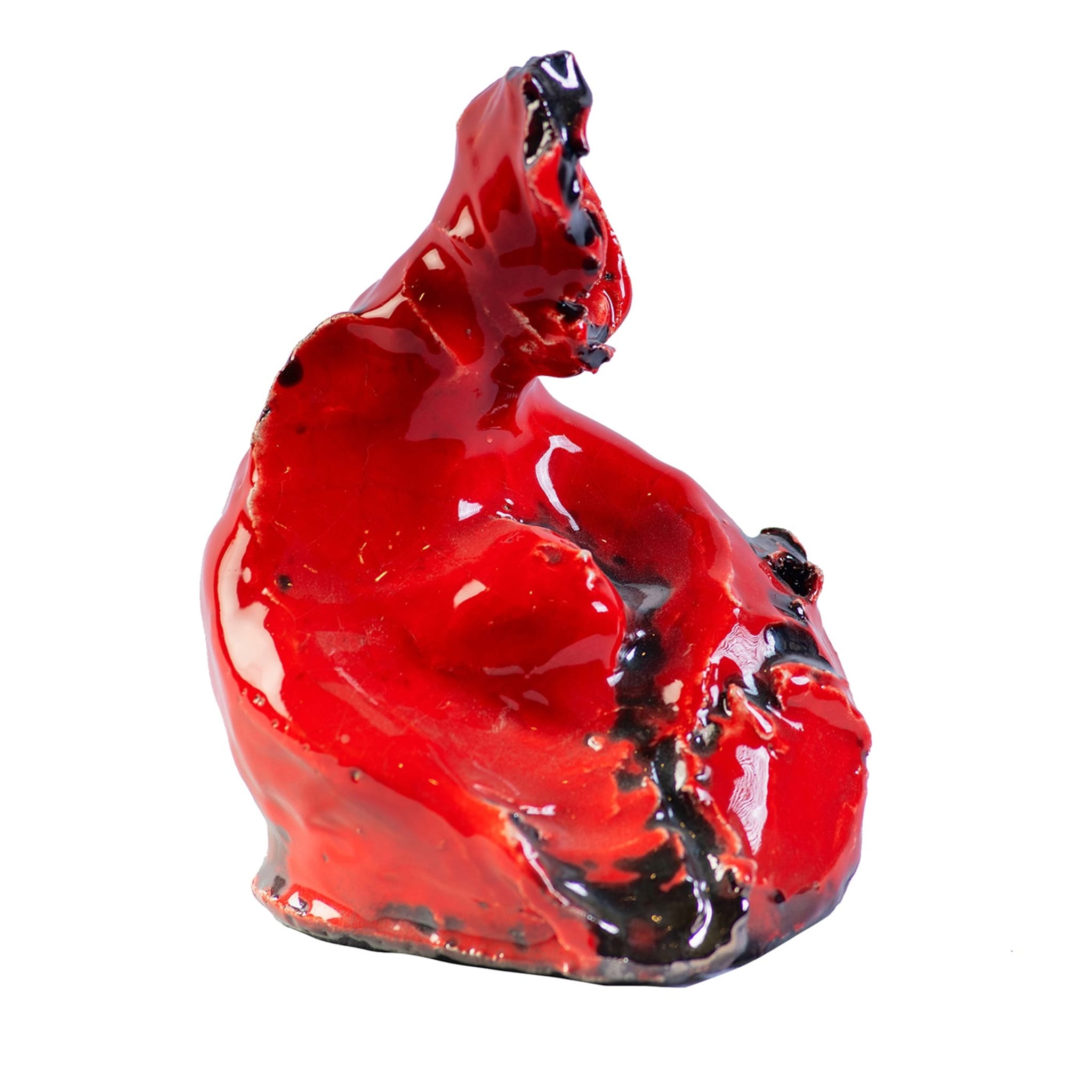 Sculpture rouge Cuore Di Madre - Vue principale