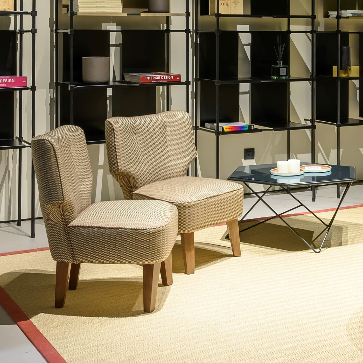 Geometric chair design hot sale