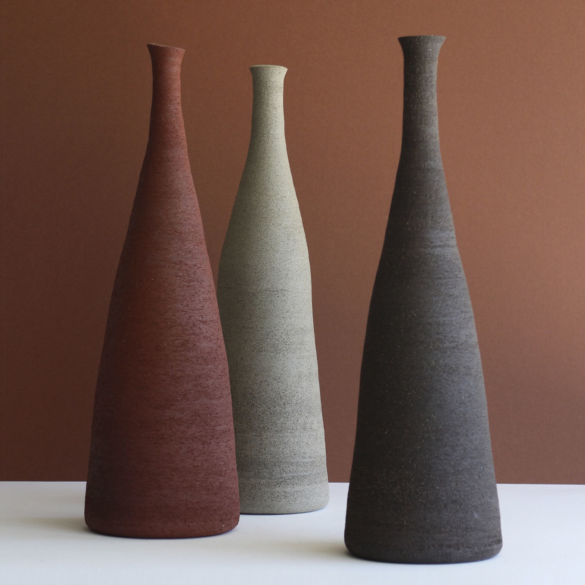 Tapered Sand Decorative Vase - Alternative view 3
