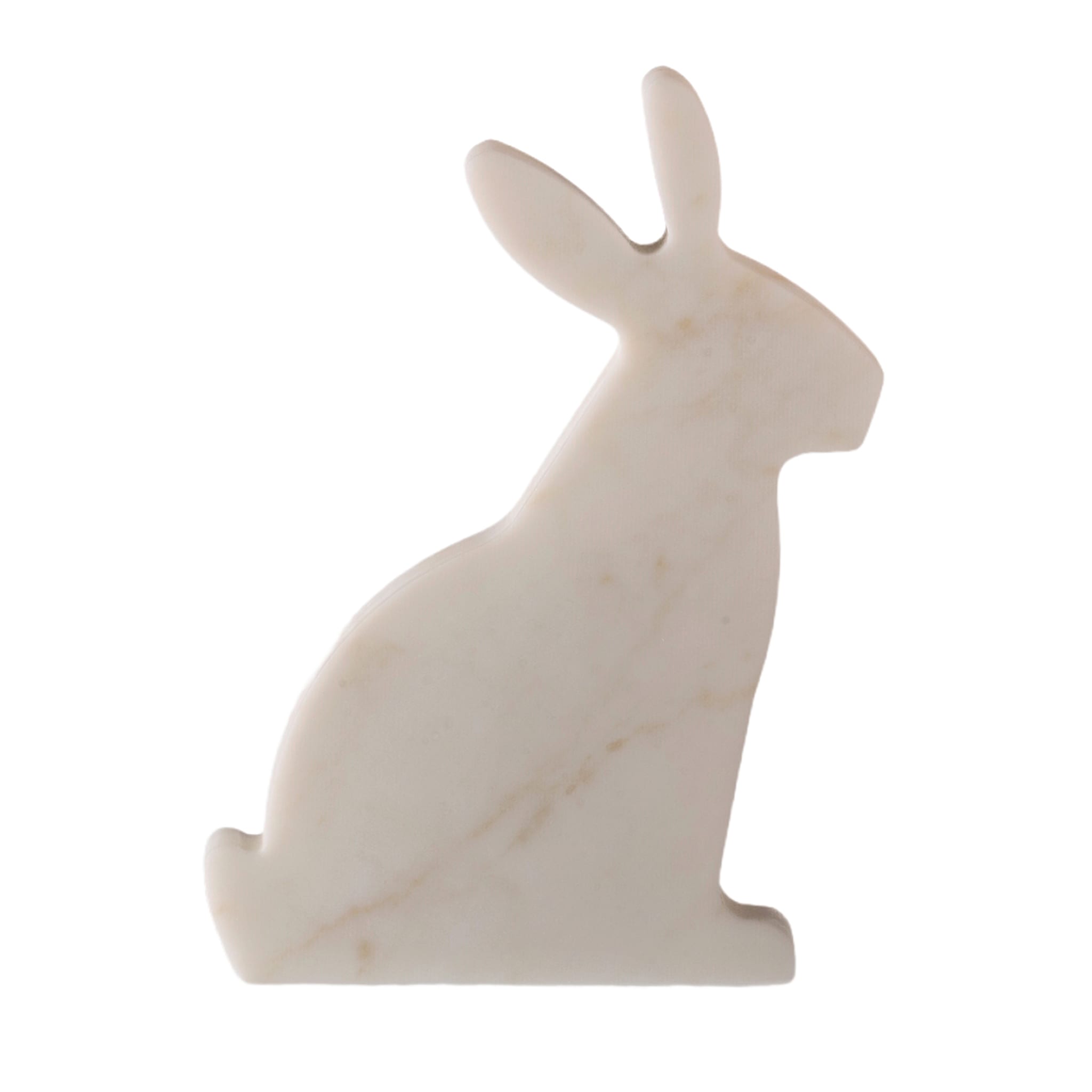 Bunny White Carrara Left Bookend by Alessandra Grasso - Alternative view 1
