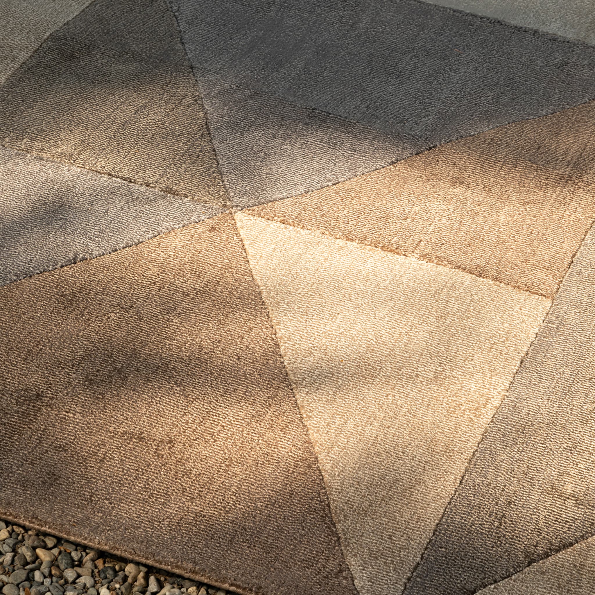 Dreiecke Teppich Beige - Alternative Ansicht 1