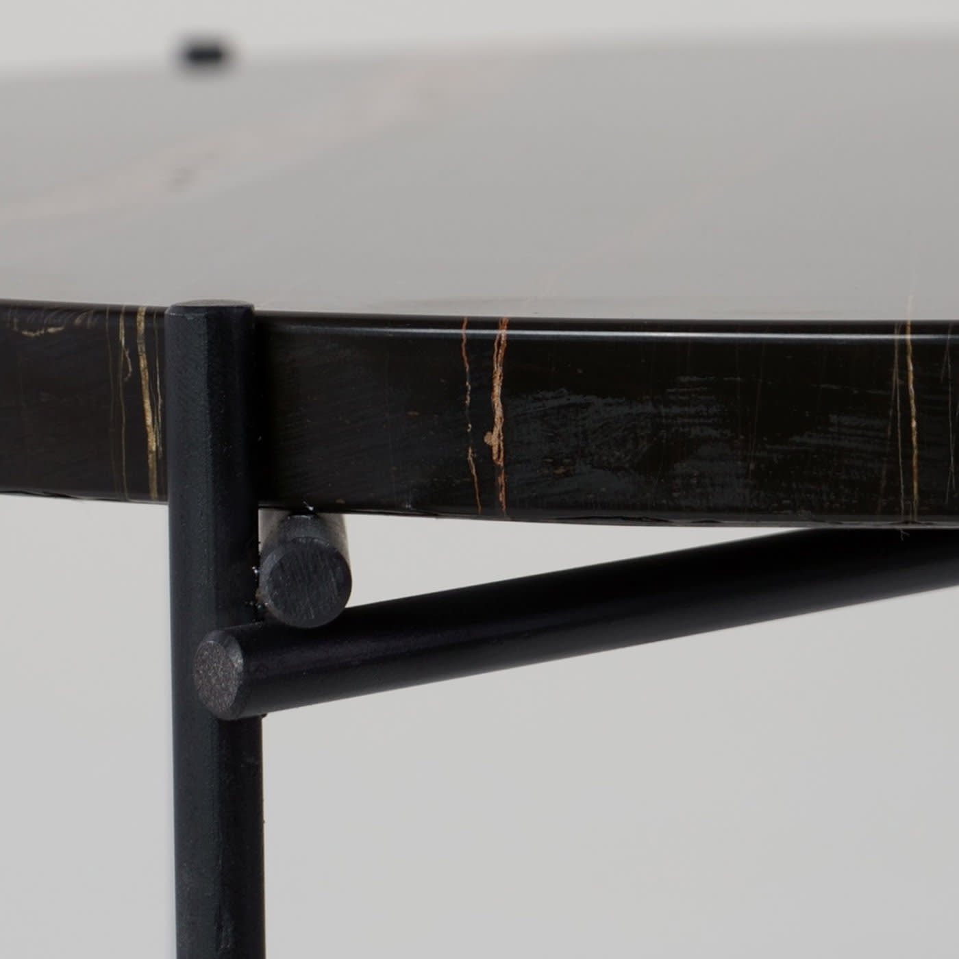 StiltS Sahara Noir Black Marble Side Table - DF DesignLab
