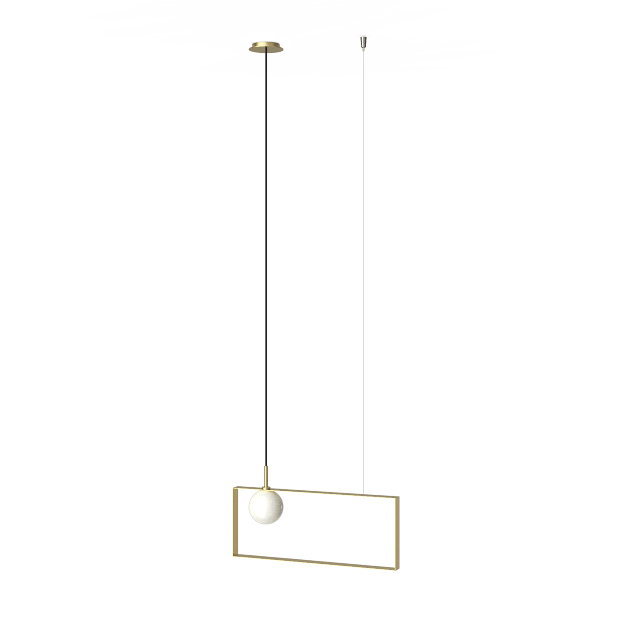 Balza Rectangular Pendant Lamp #2 - Main view