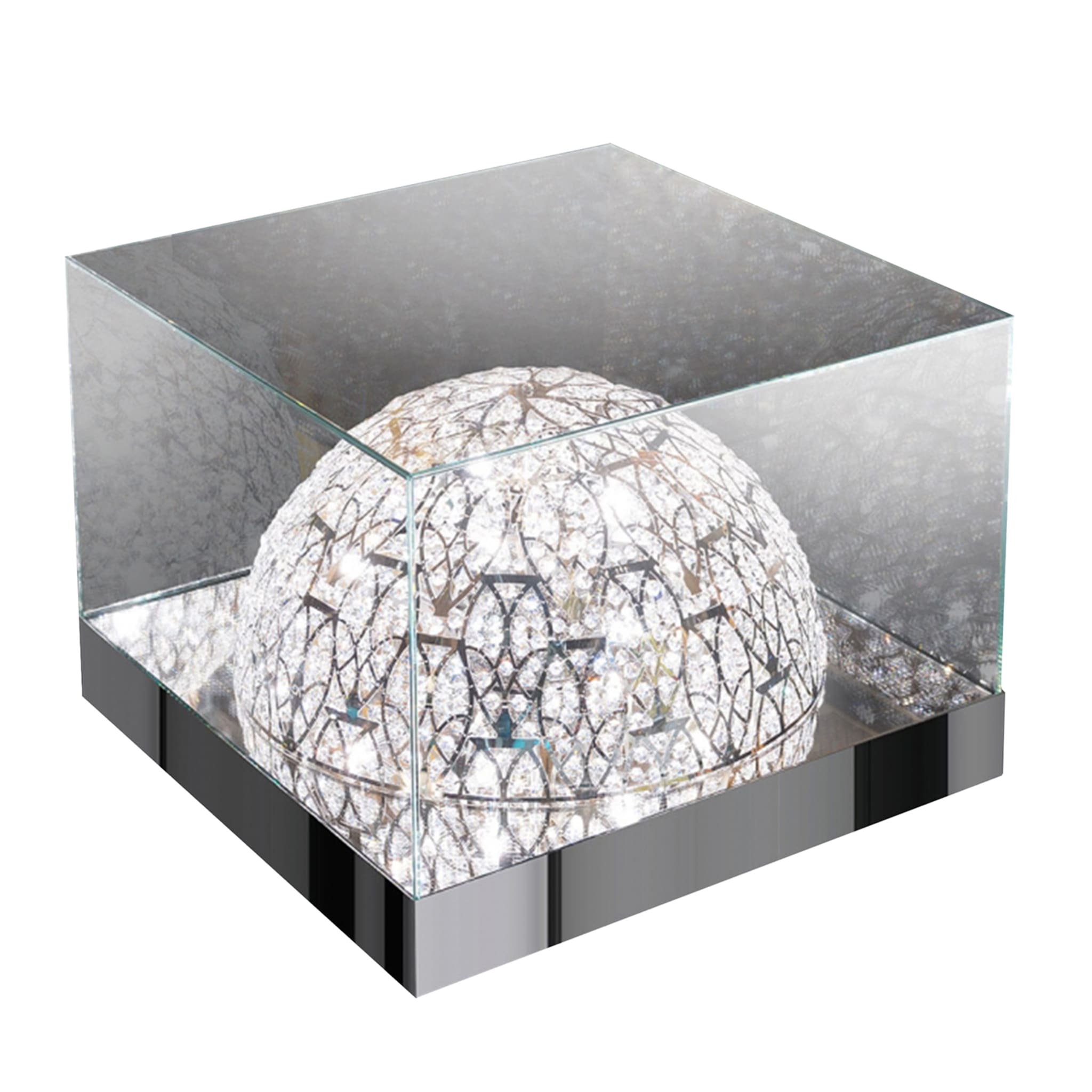 Table d'appoint lumineuse Roma Arabesque - Vue principale
