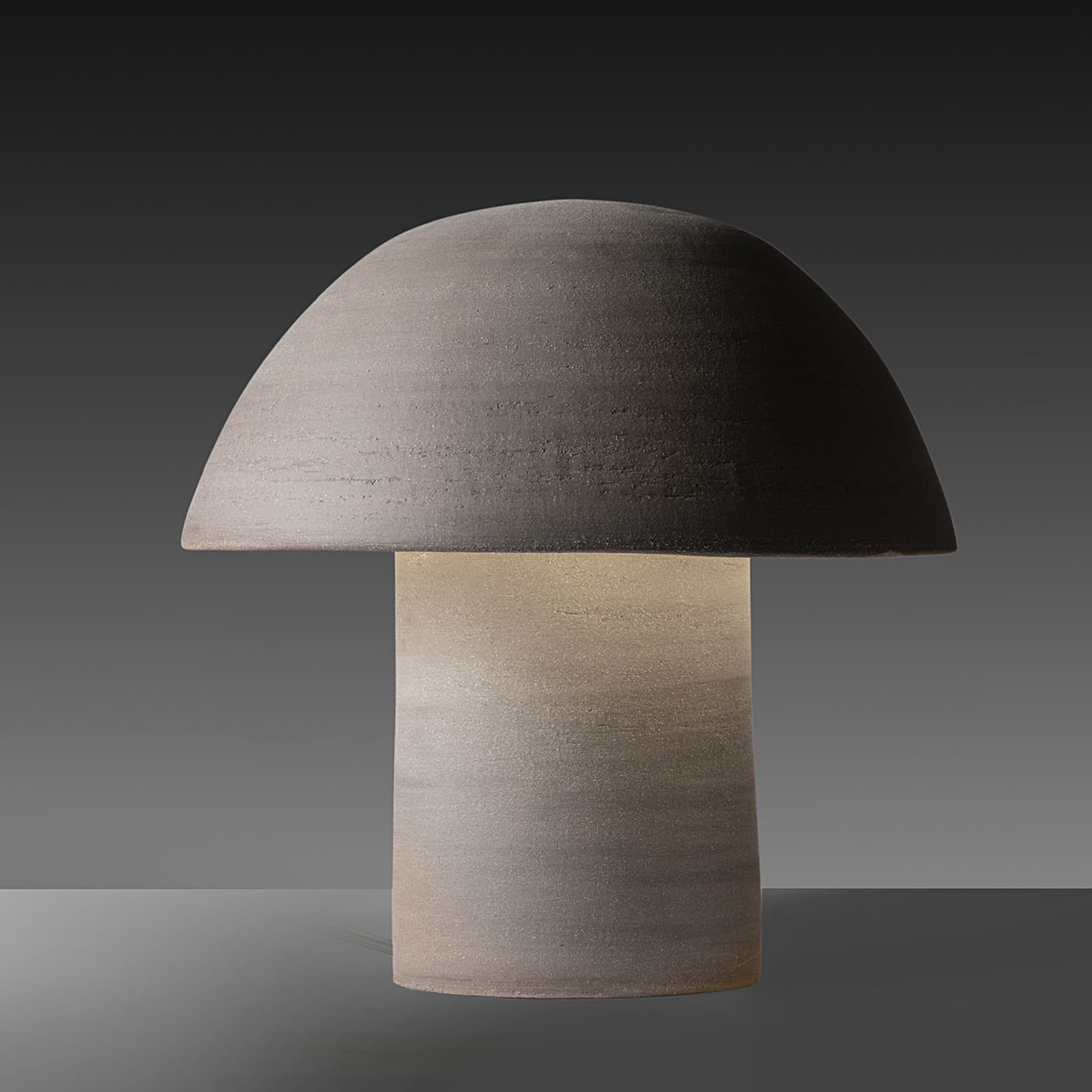 Domed Stone-Like Rechargeable Table Lamp - Alternative view 1