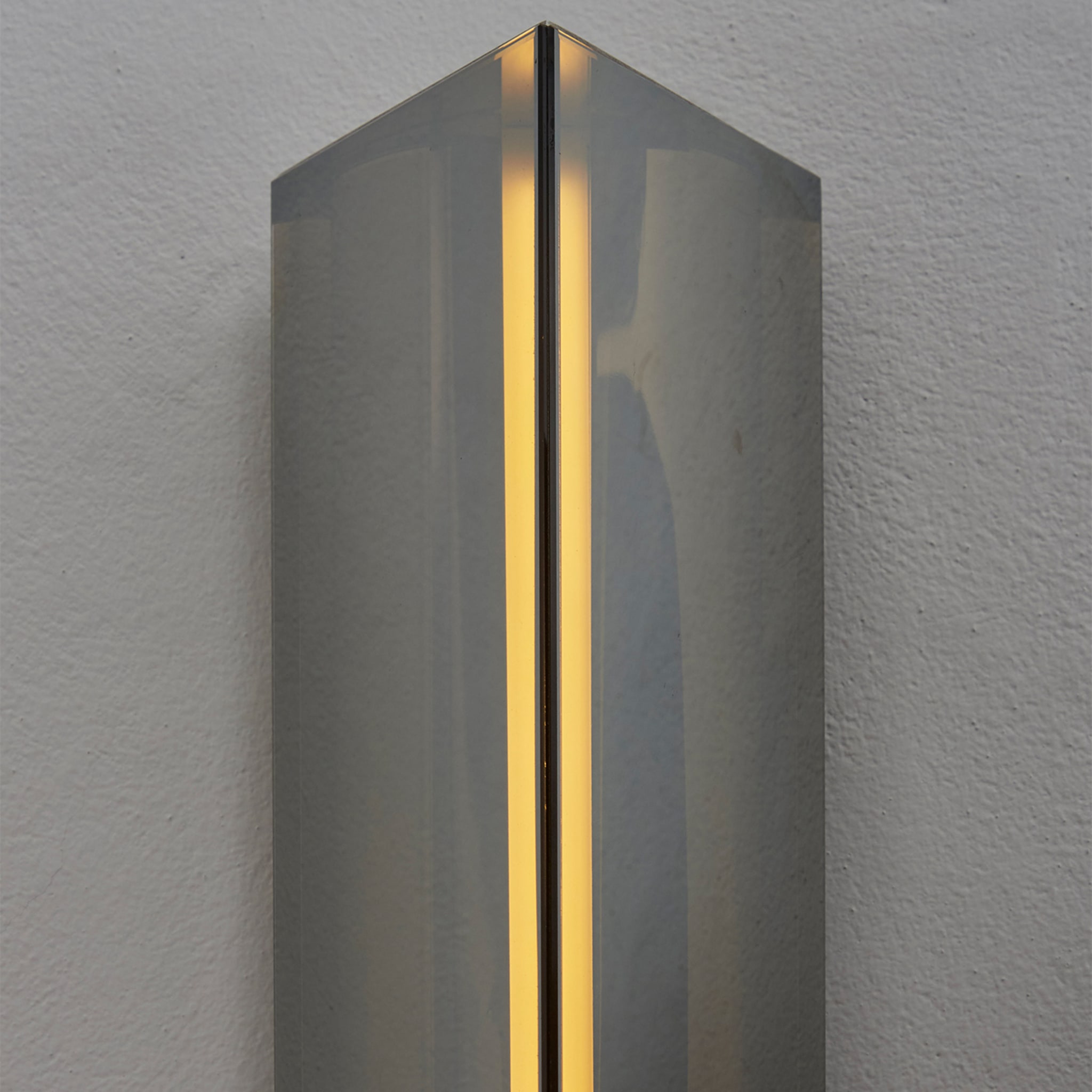Spettro Small Black and Steel Sconce - Alternative view 2
