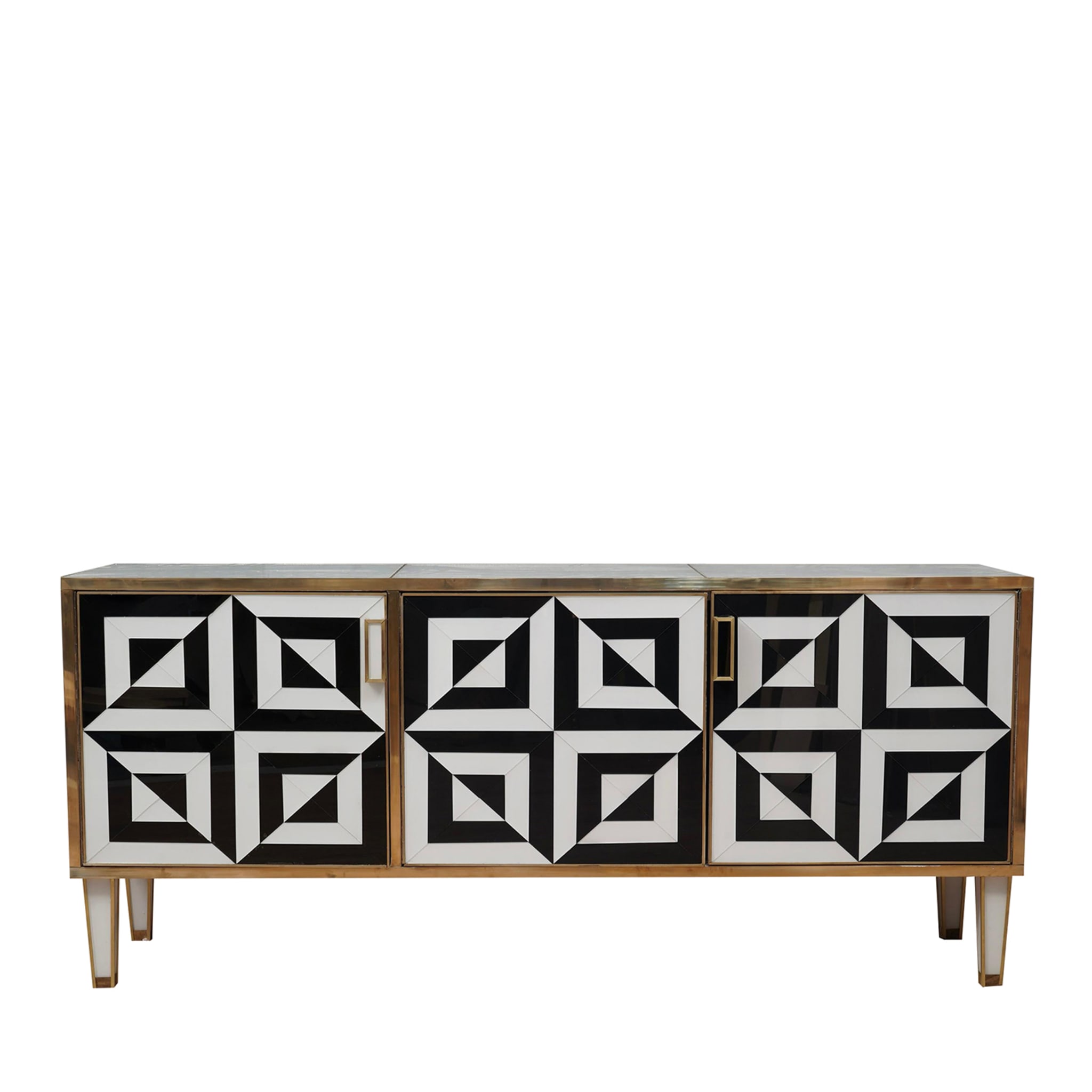Optical Black and White Sideboard - Main view