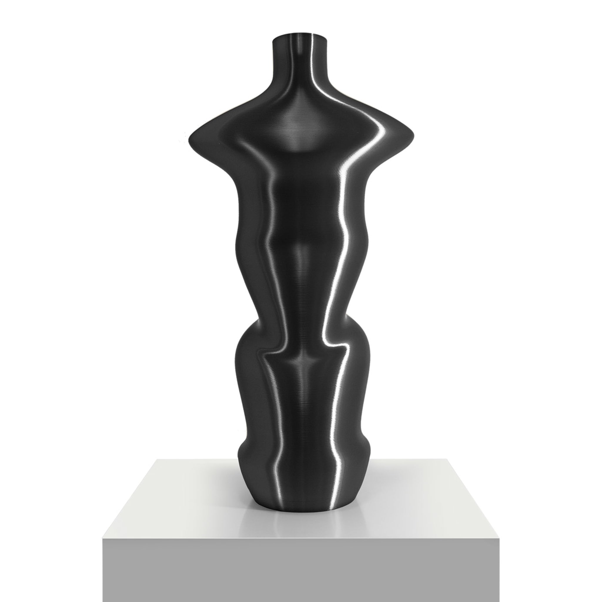 Vase-sculpture Altair noir  - Vue alternative 1