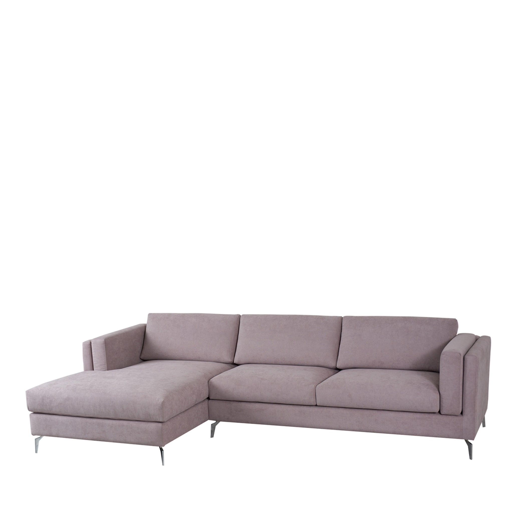 Giotto L-Shaped Pink Sofa - Main view
